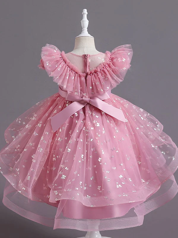 Sparkle Butterfly Flutter Tulle Formal Dress - Image 5