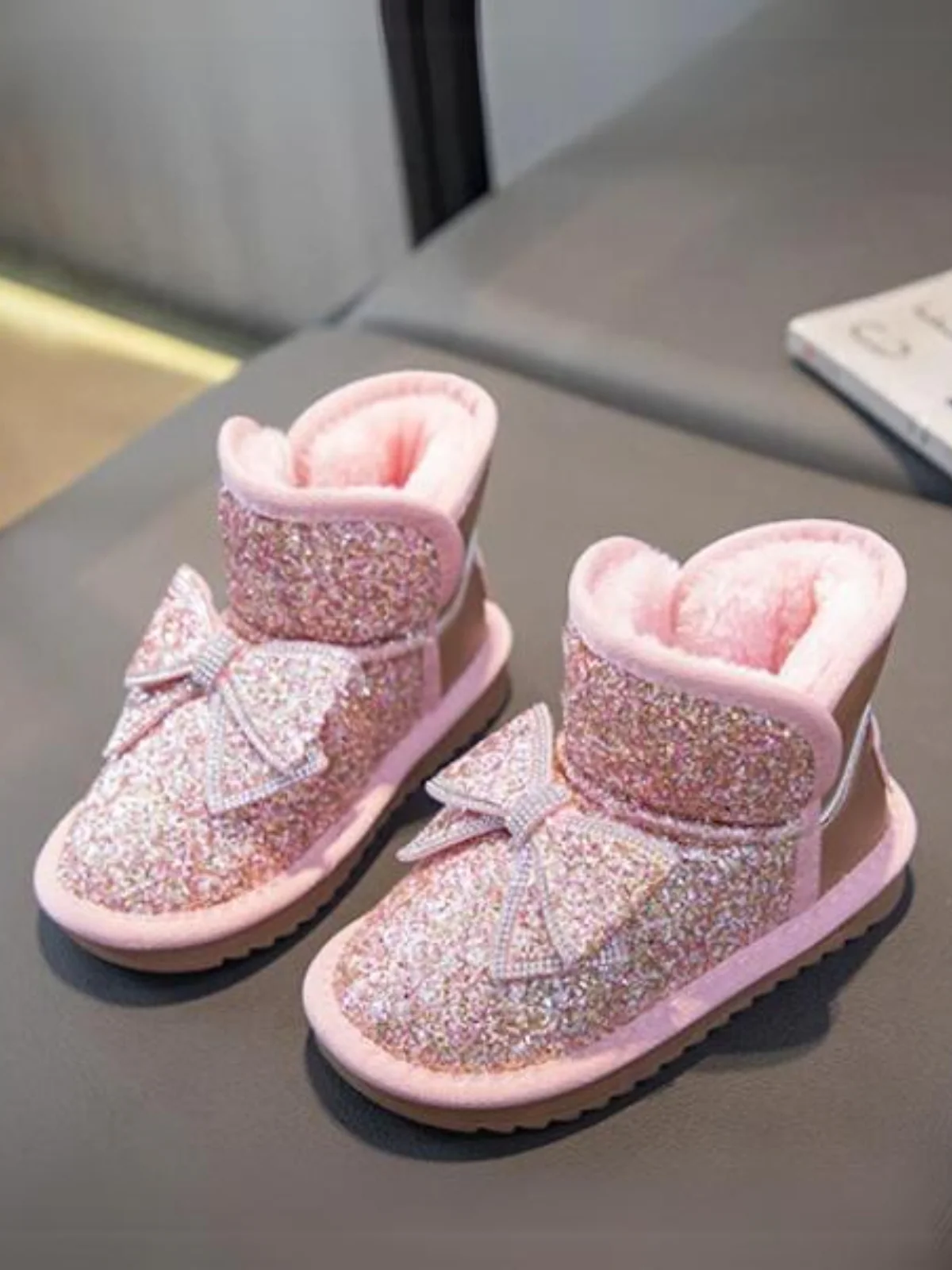 A Sparkly Story Glitter Snow Boots By Liv and Mia - Image 2