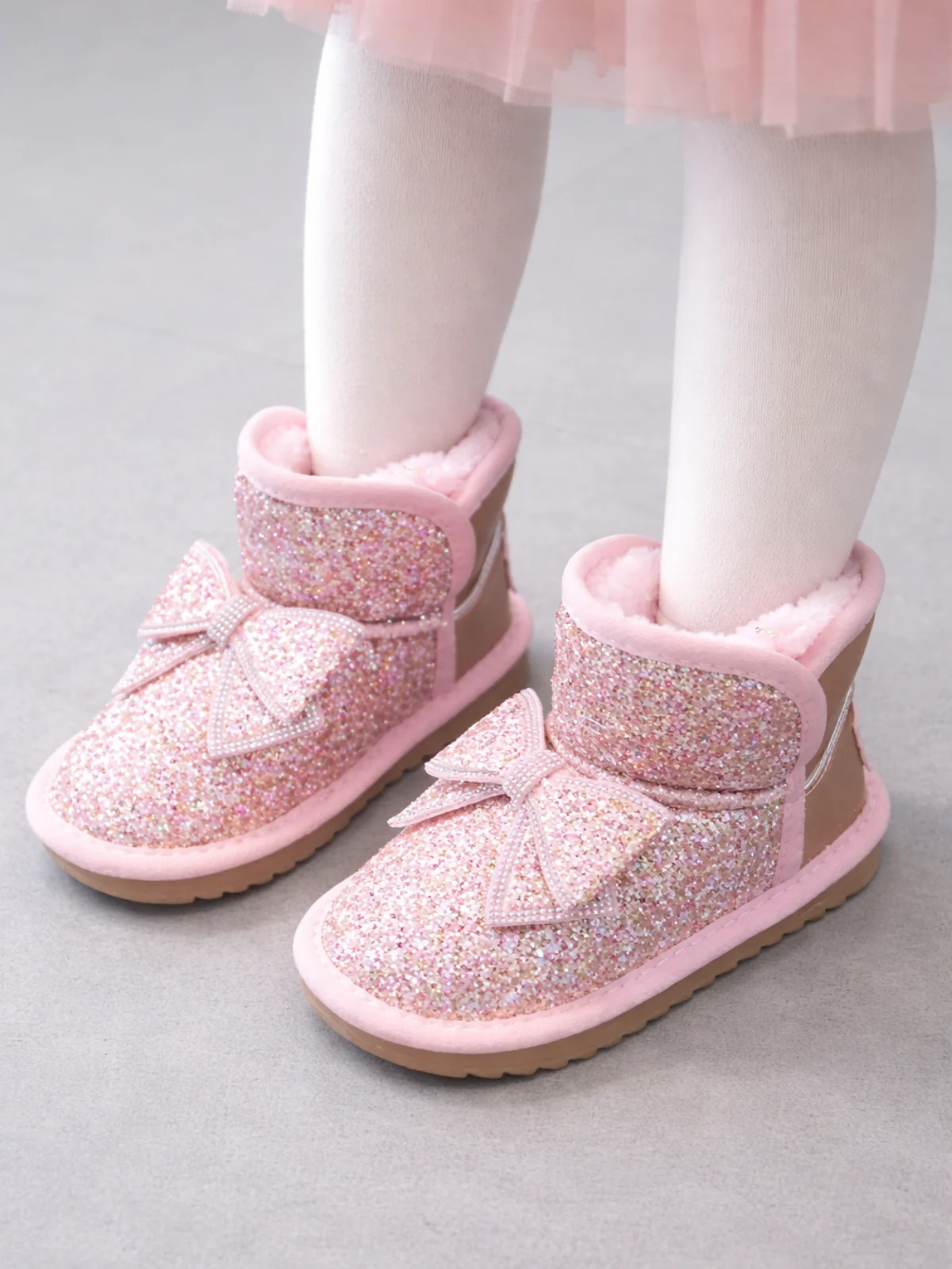 A Sparkly Story Glitter Snow Boots By Liv and Mia - Image 4