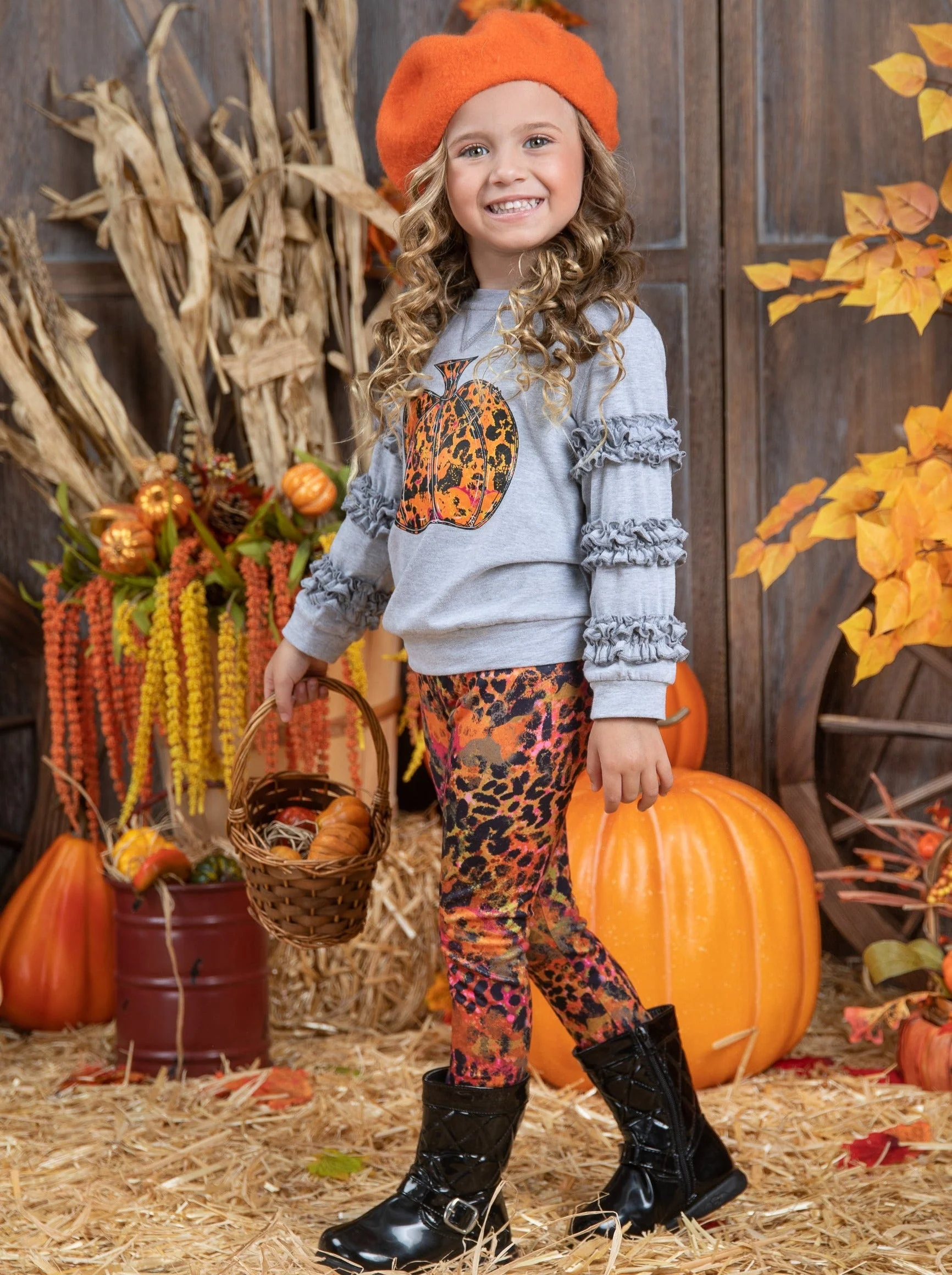 Always Autumn Frill Pullover and Legging Set - Image 5