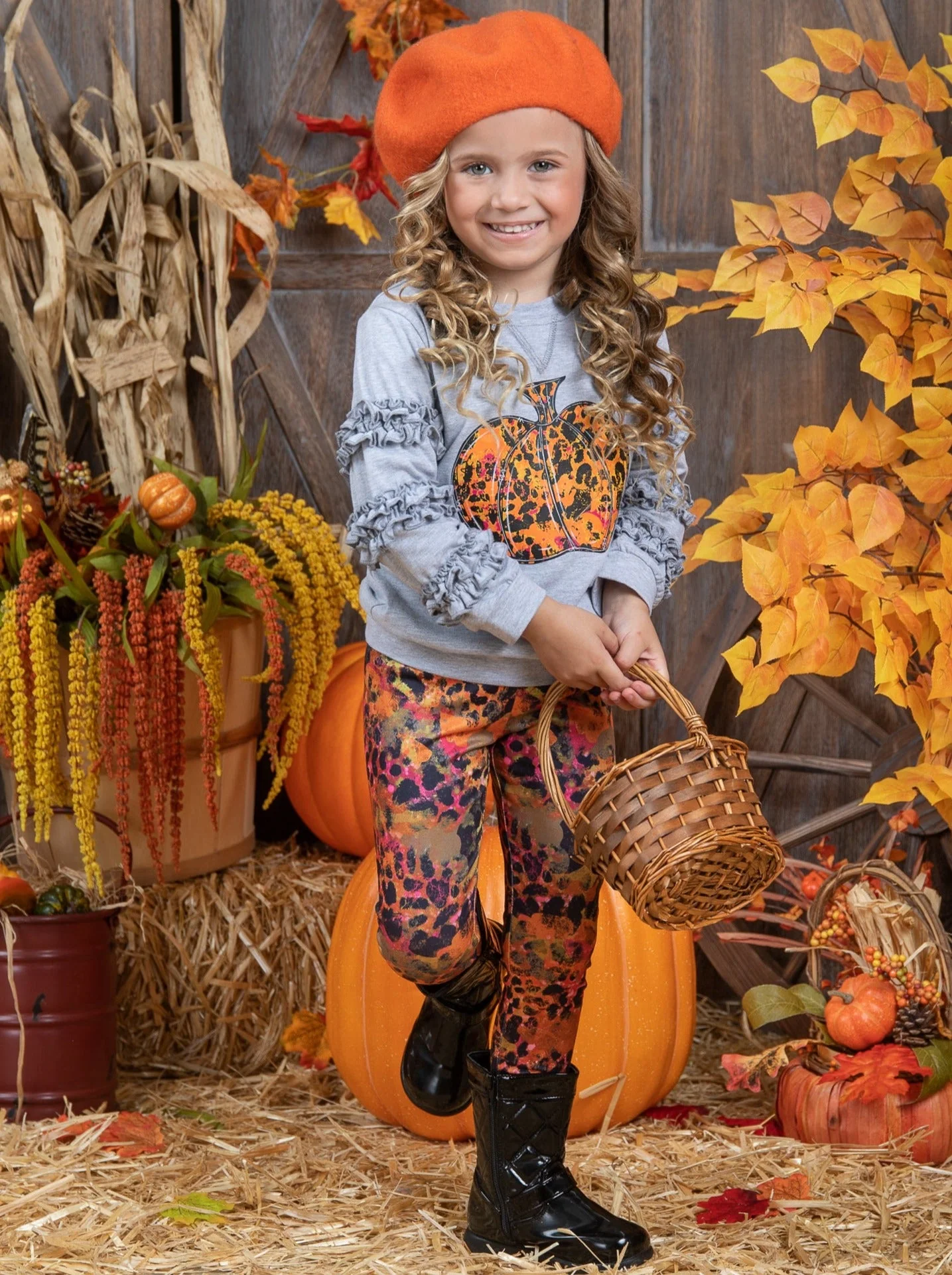 Always Autumn Frill Pullover and Legging Set - Image 7