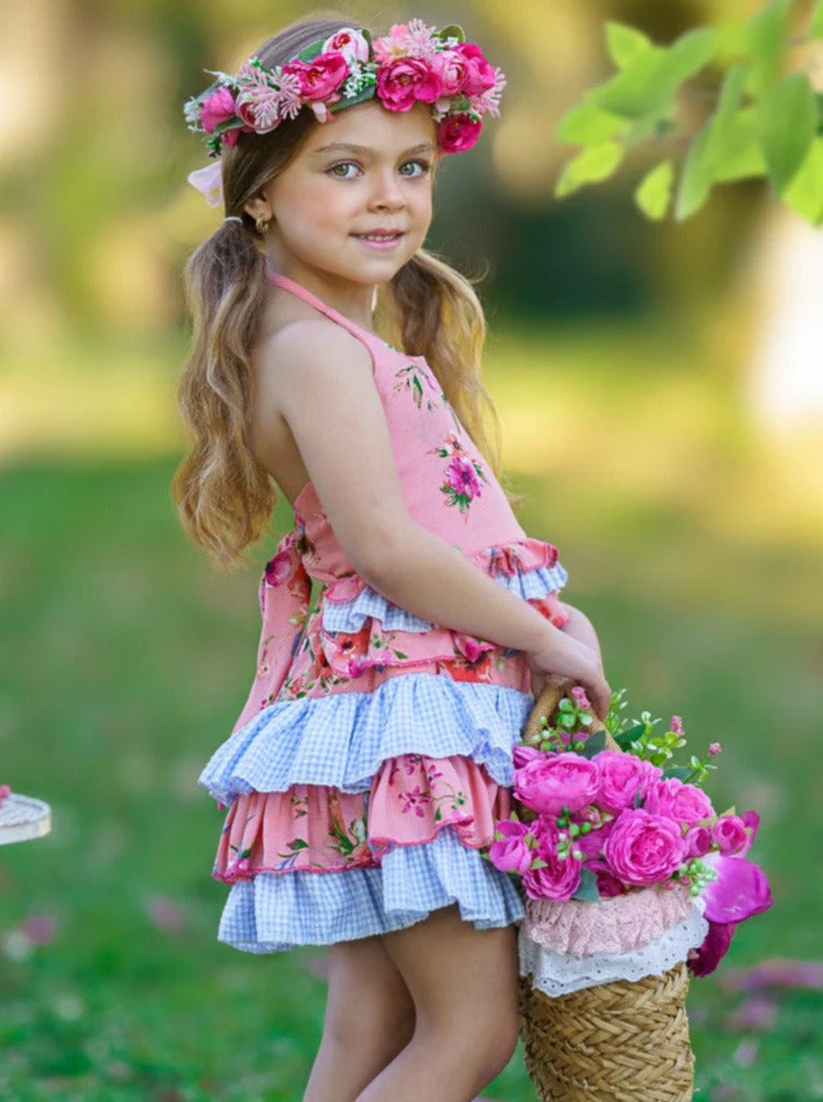 Always Better Together Ruffled Halter Skirt Set - Image 6