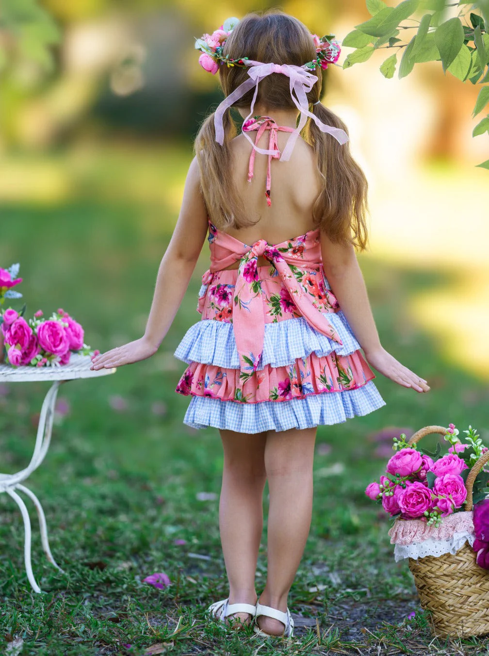 Always Better Together Ruffled Halter Skirt Set - Image 7
