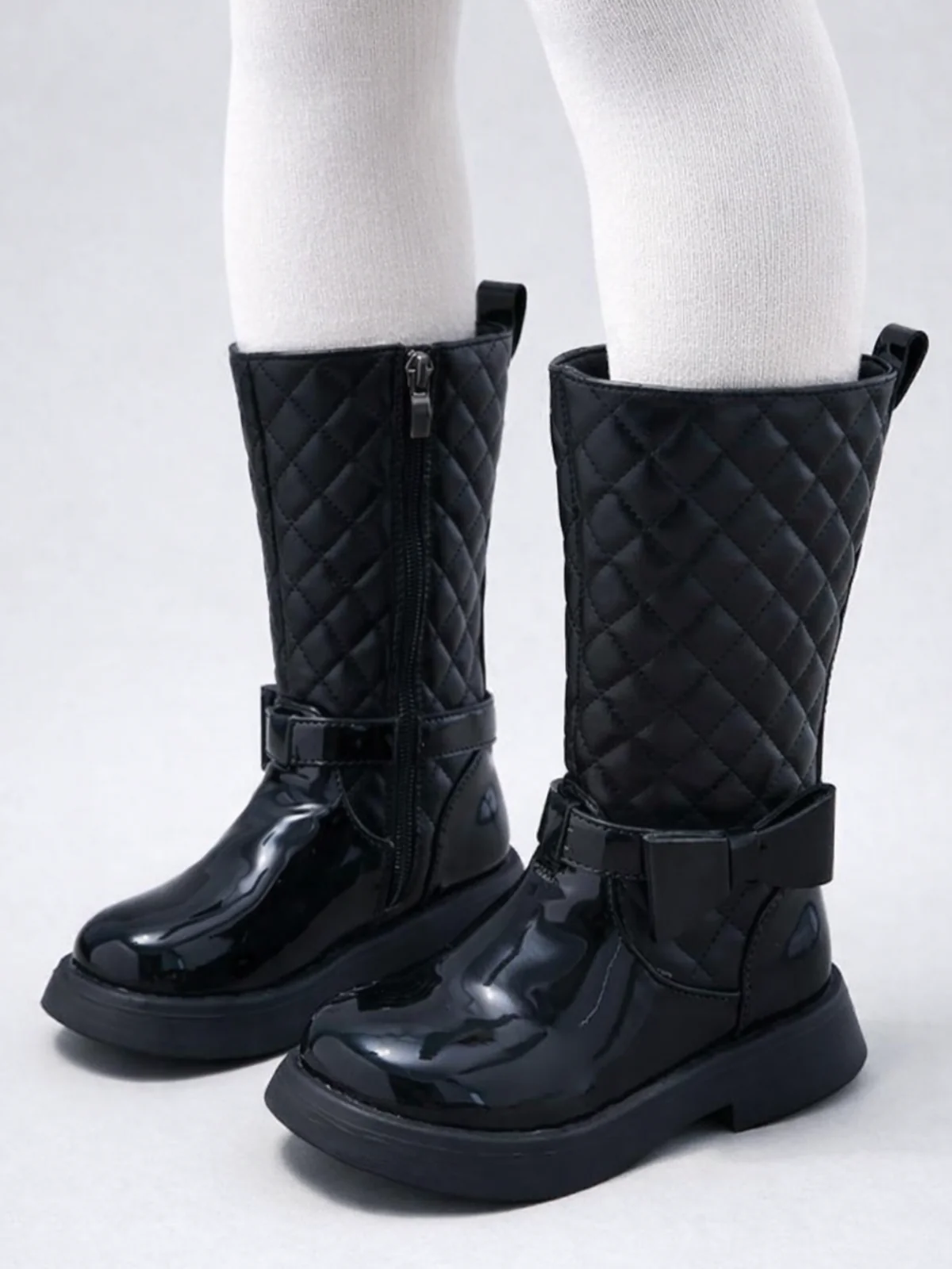 Always Choose Elegance Quilted Leather Boots By Liv and Mia - Image 3