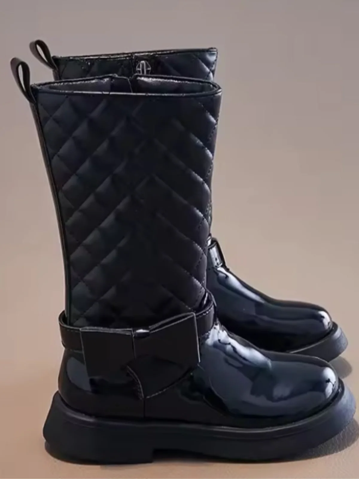 Always Choose Elegance Quilted Leather Boots By Liv and Mia - Image 4