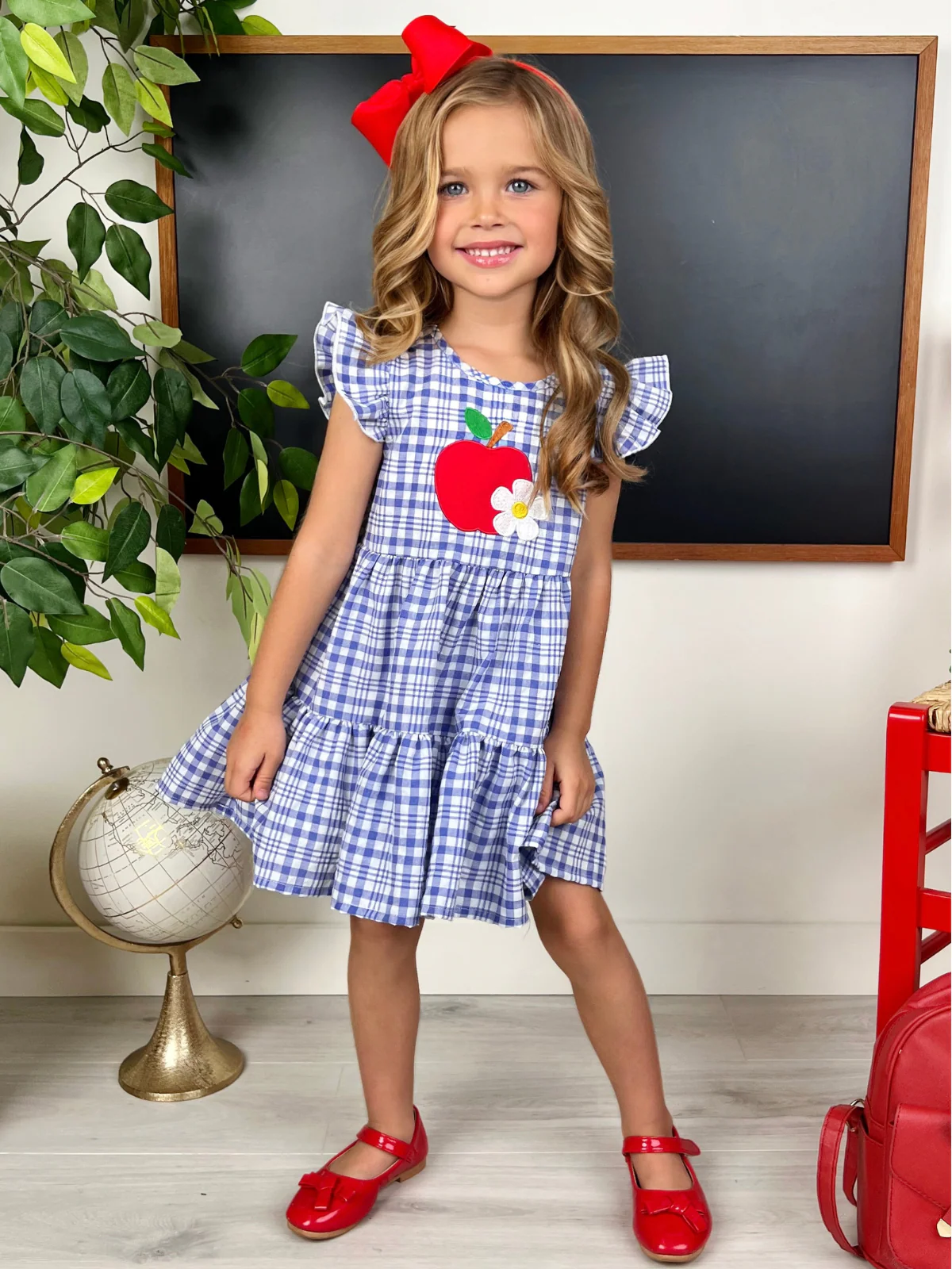 Apple of My Class Gingham Dress - Image 2