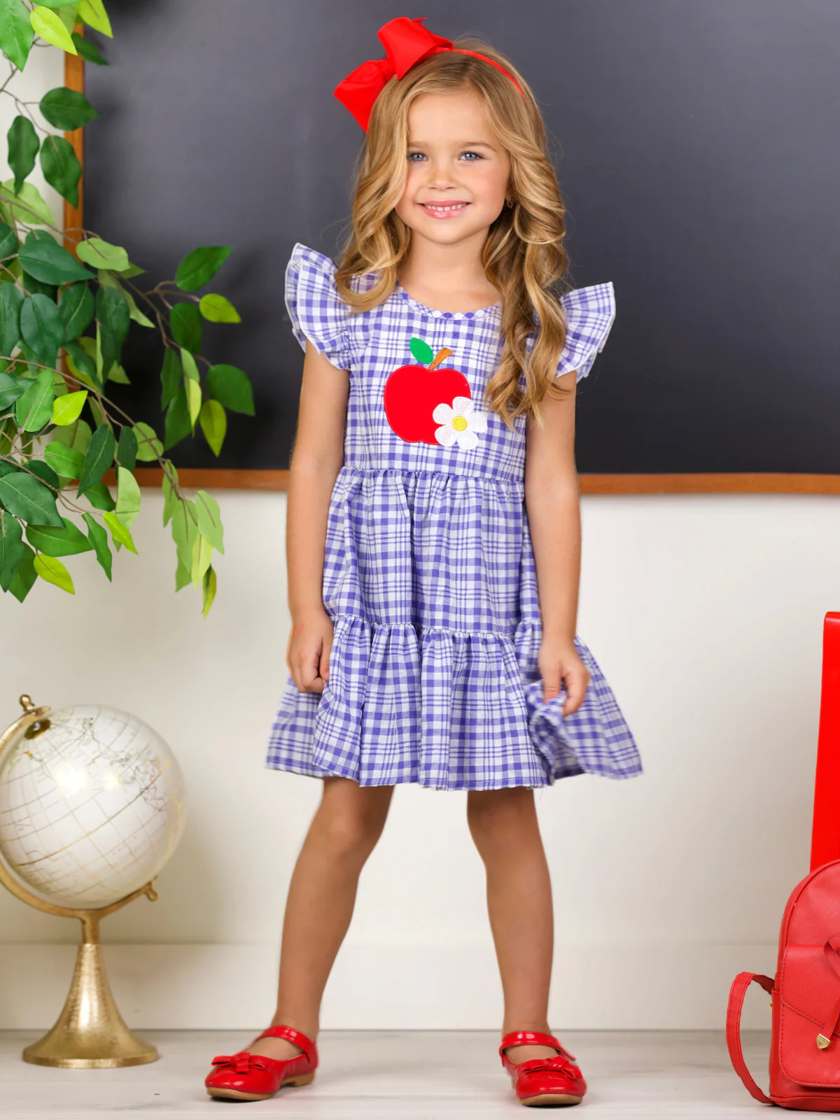 Apple of My Class Gingham Dress - Image 3