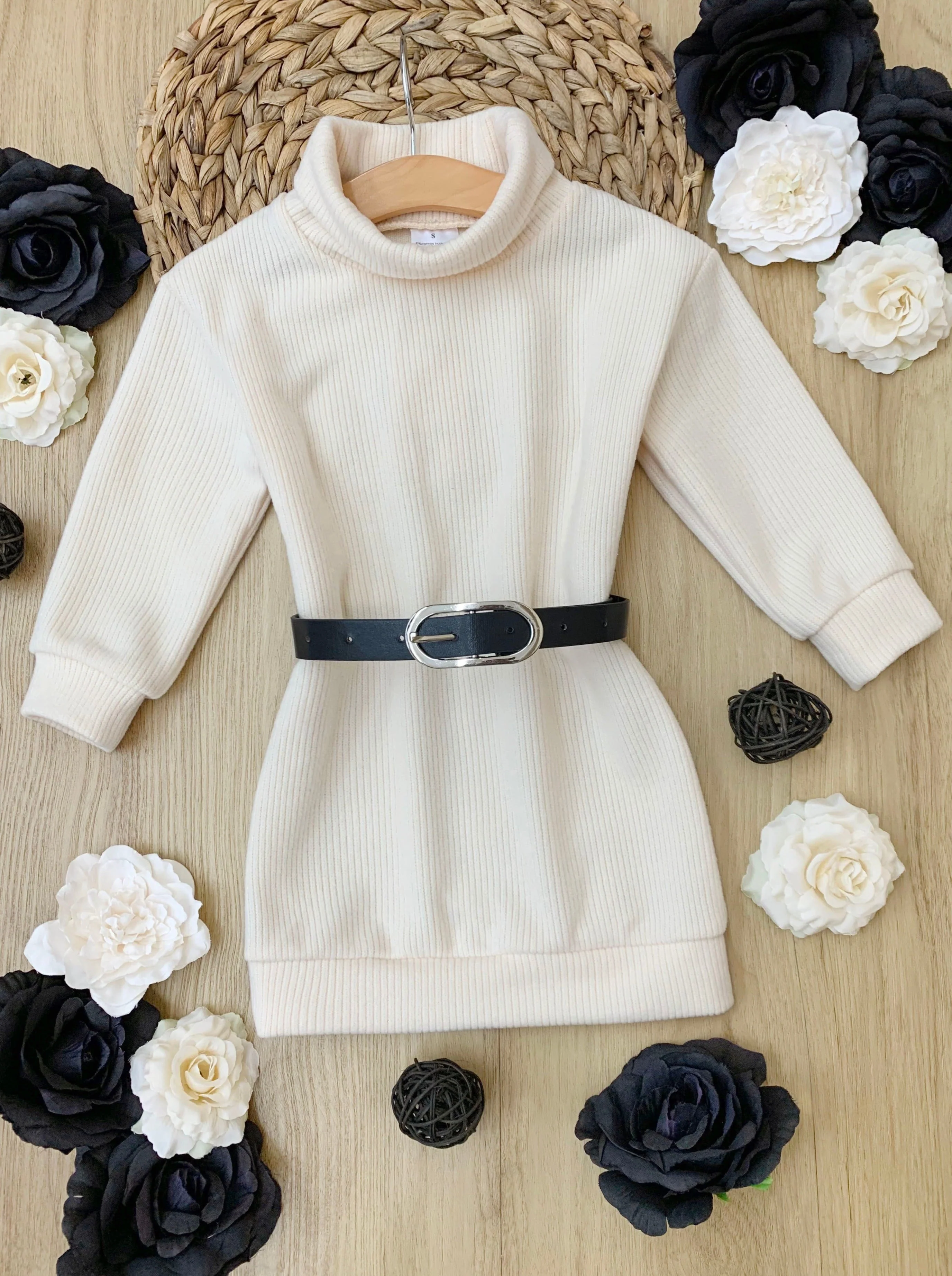 Apple Picking Mock Neck Sweater Dress - Image 9