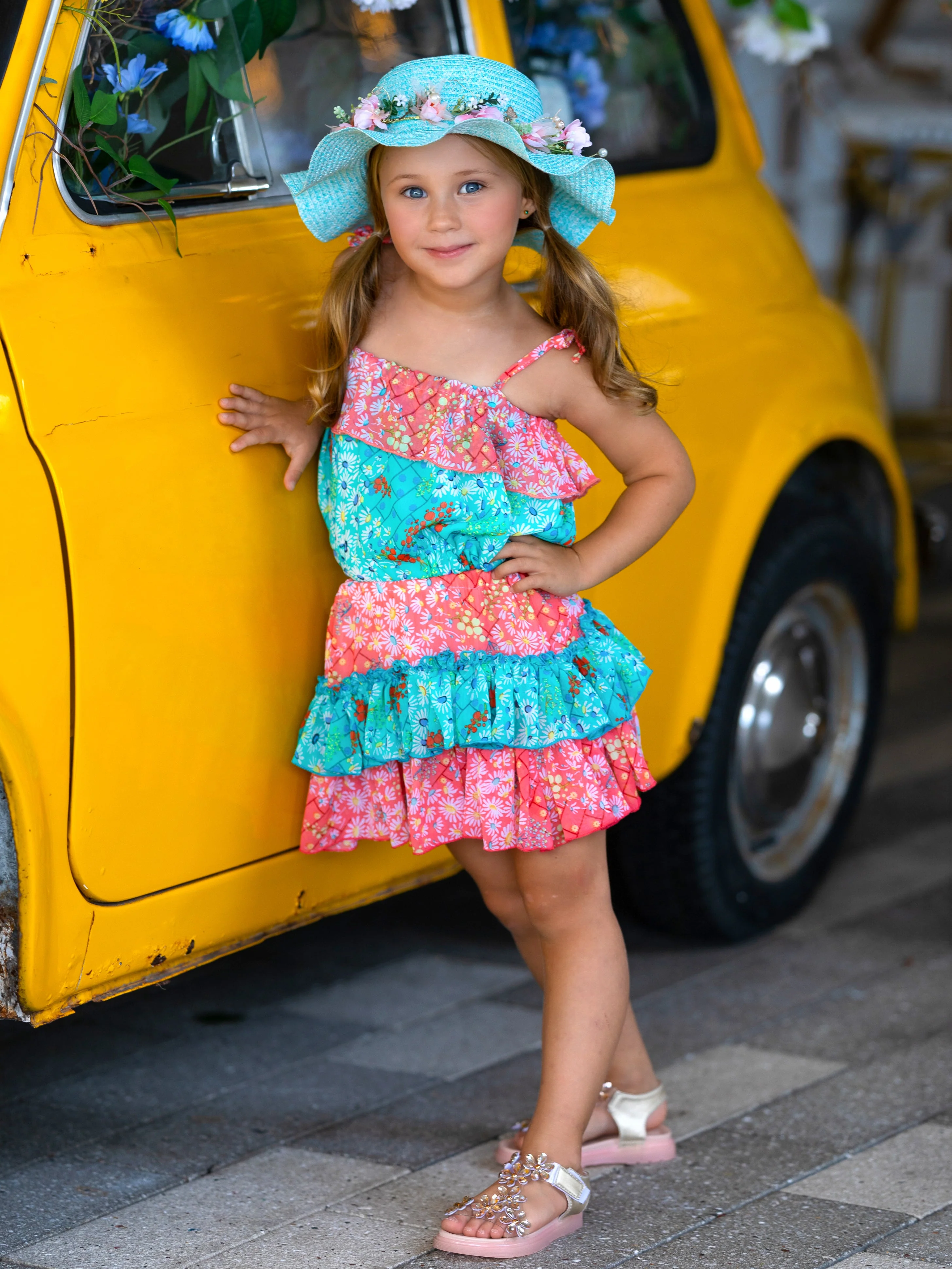 Awesome Blossom Ruffled Skirt Set - Image 2