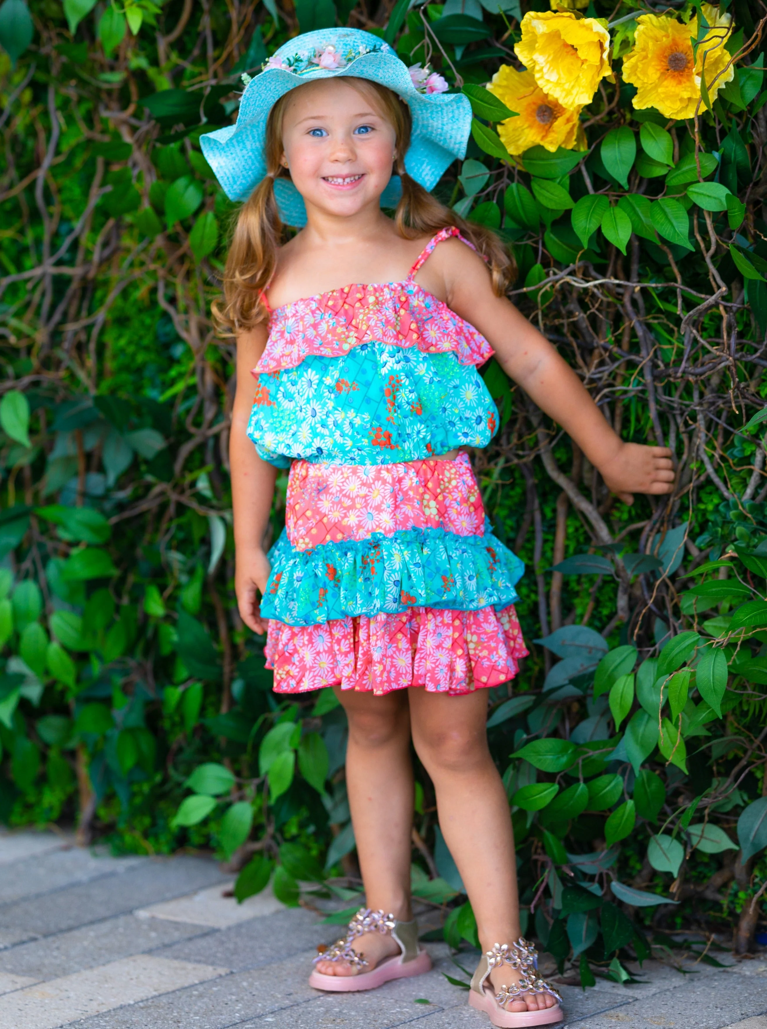 Awesome Blossom Ruffled Skirt Set - Image 6