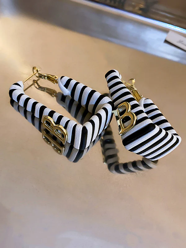 Girls "B" is for Beetlejuice Inspired Earrings - Image 5