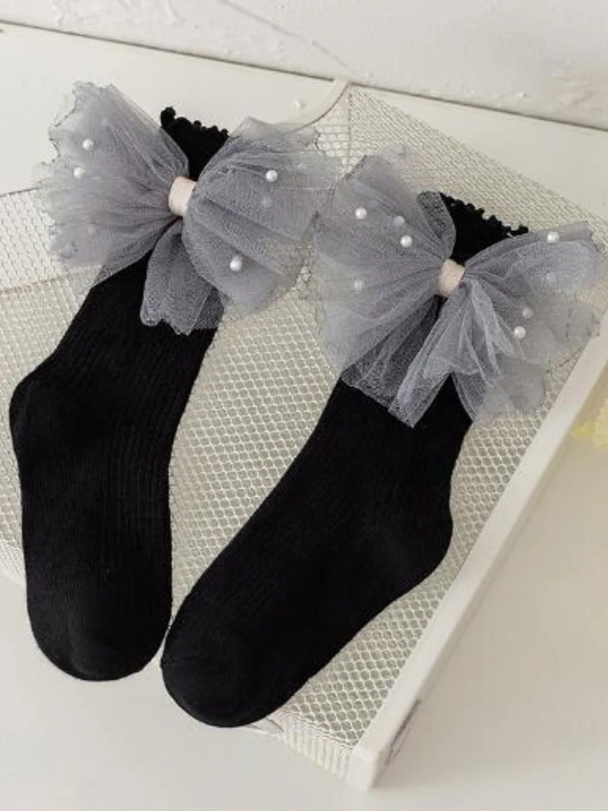 My Pearly Fashionista Socks With Bow - Image 7