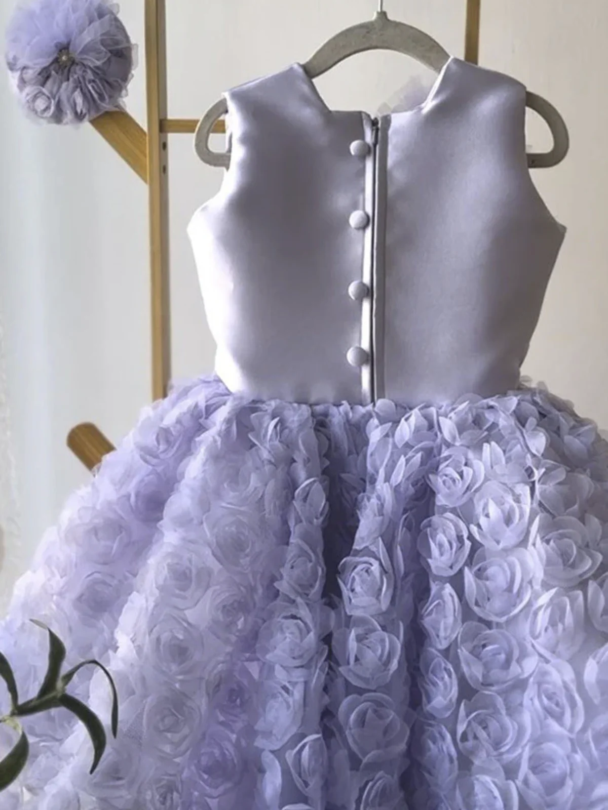 Lavender Rosette Dream Dress - Image 3