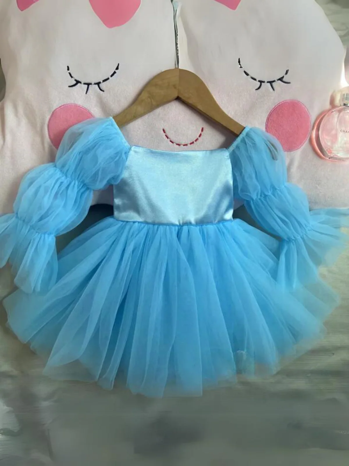 Here To Impress Storybook Princess Inspired Statement Sleeve Tulle Dress - Image 6
