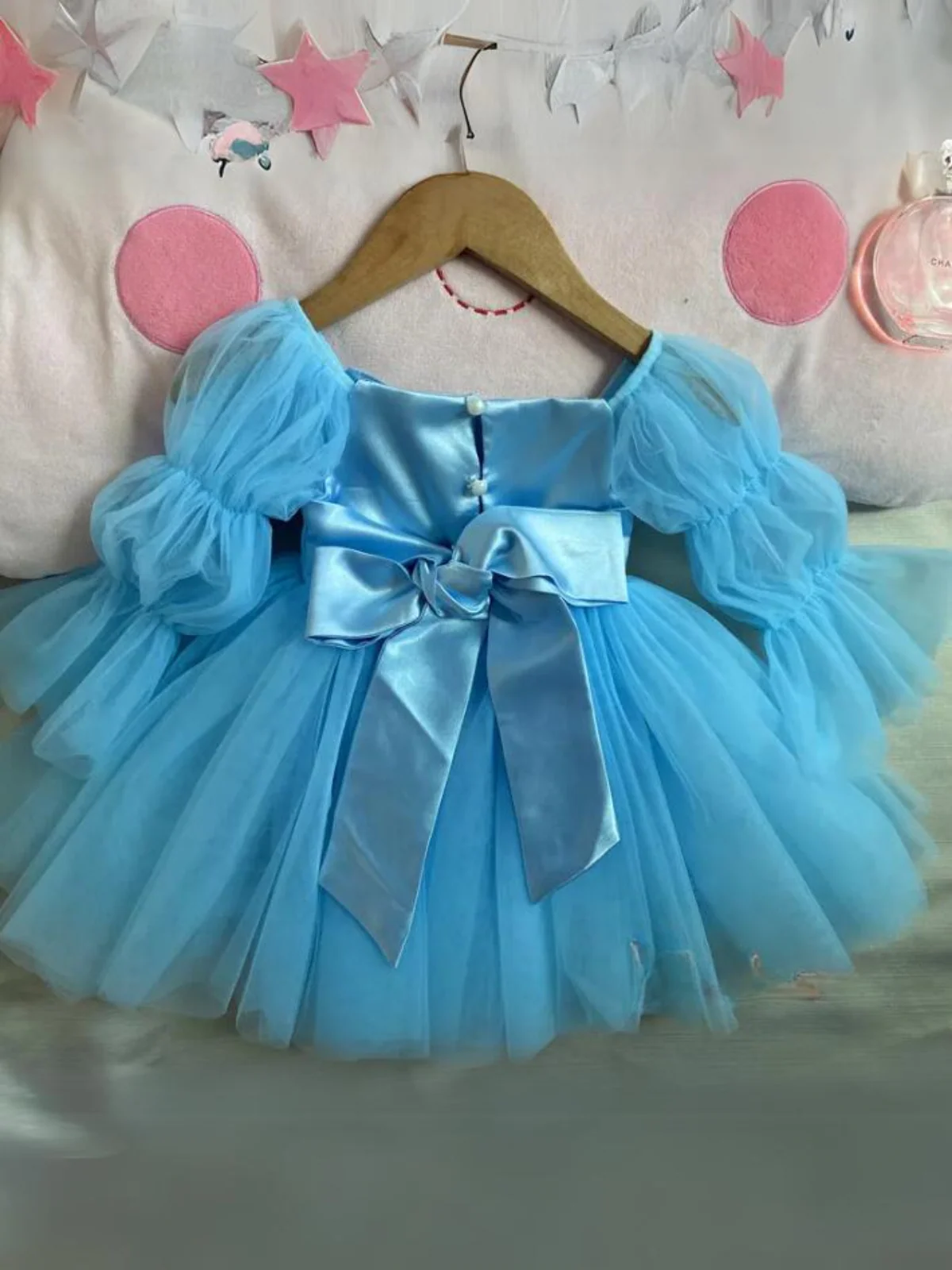 Here To Impress Storybook Princess Inspired Statement Sleeve Tulle Dress - Image 7