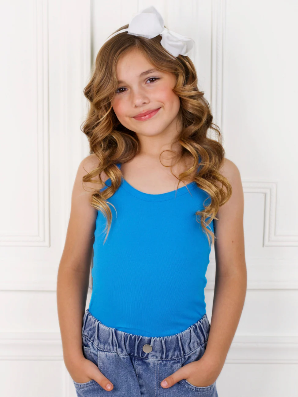 Classic Cotton Racerback Tank Top - Image 4