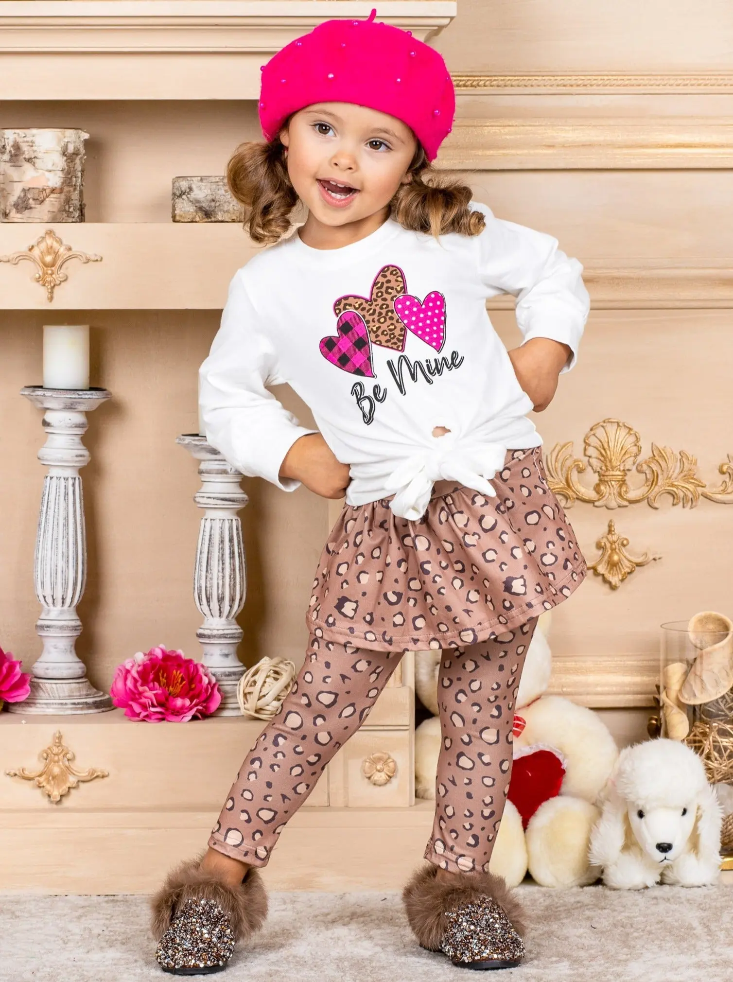 Be Mine Skirt-Legging Set - Image 2