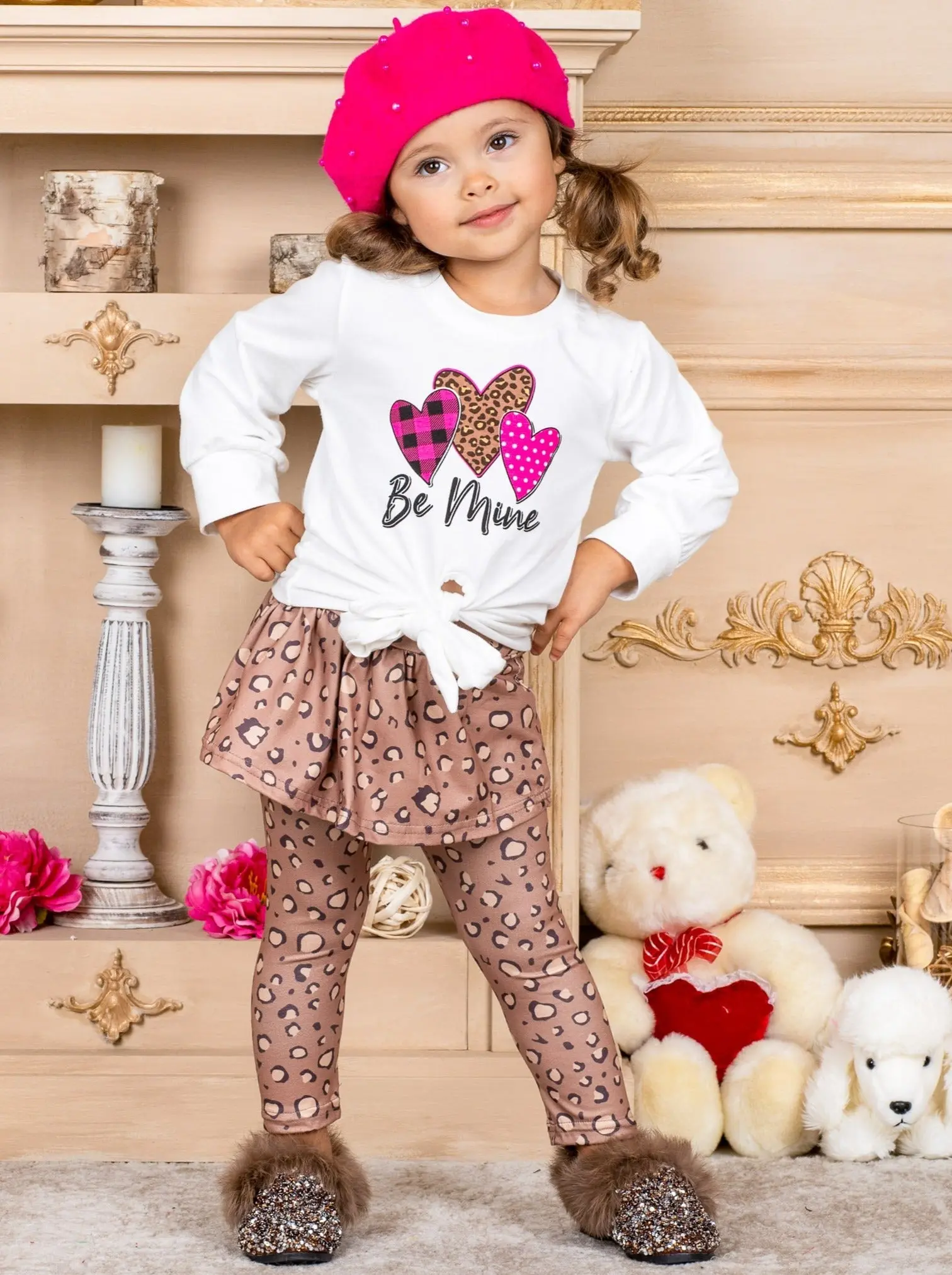 Be Mine Skirt-Legging Set - Image 4