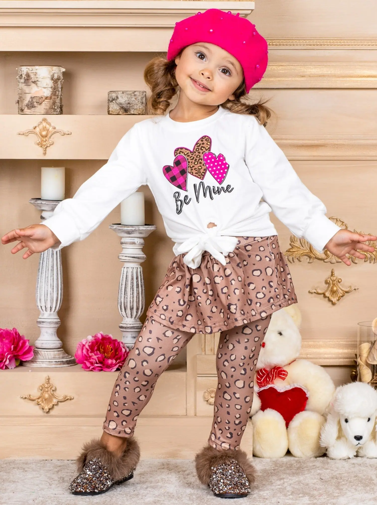 Be Mine Skirt-Legging Set - Image 5