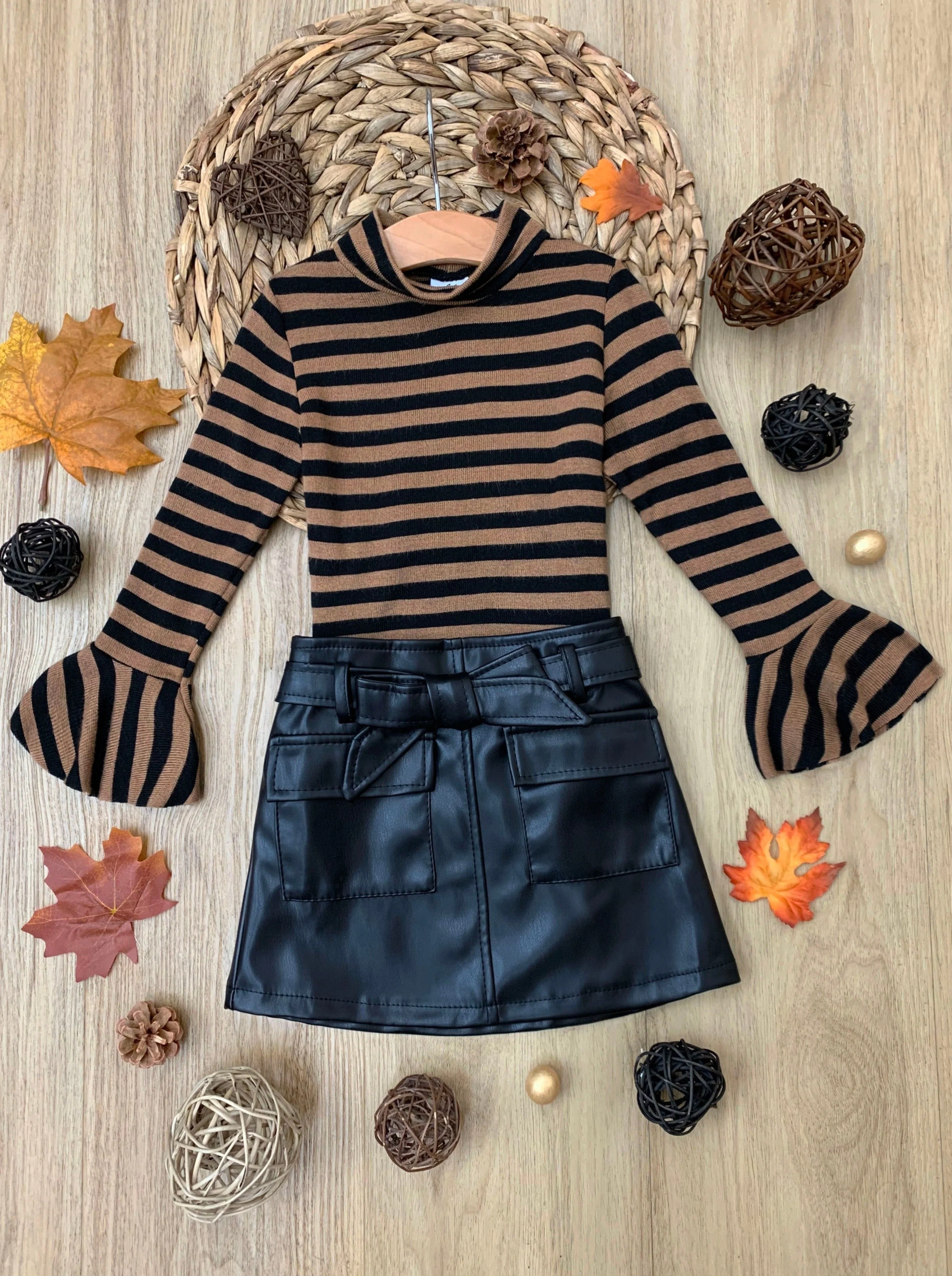 Beyond Belief Striped Skirt Set - Image 5