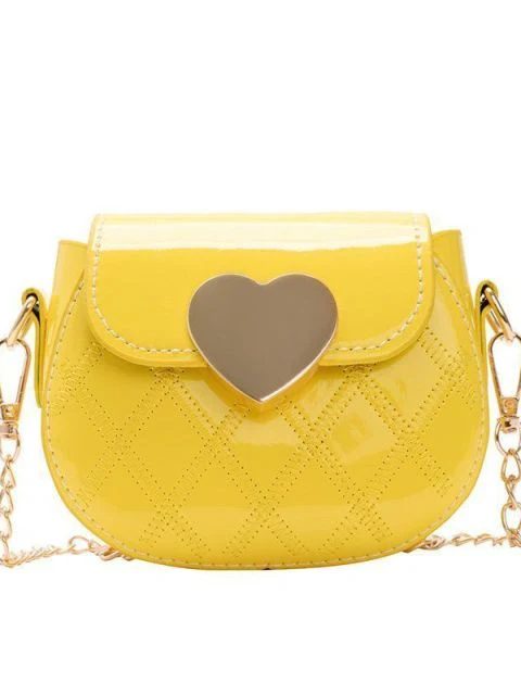 Big Heart Quilt Stitch Crossbody Purse - Image 4