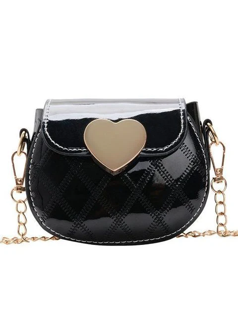 Big Heart Quilt Stitch Crossbody Purse - Image 5