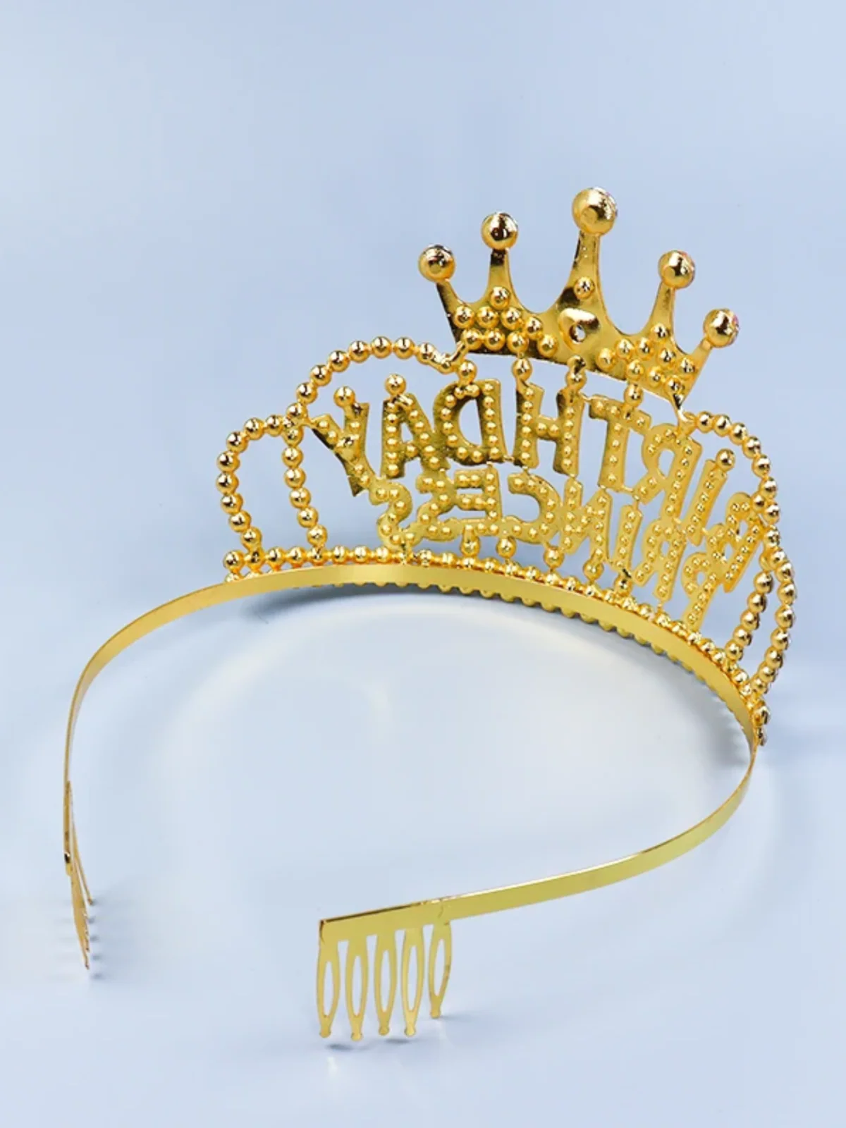 Birthday Princess Rhinestone Crystal Tiara - Sparkling Crown for Special Celebrations - Image 3