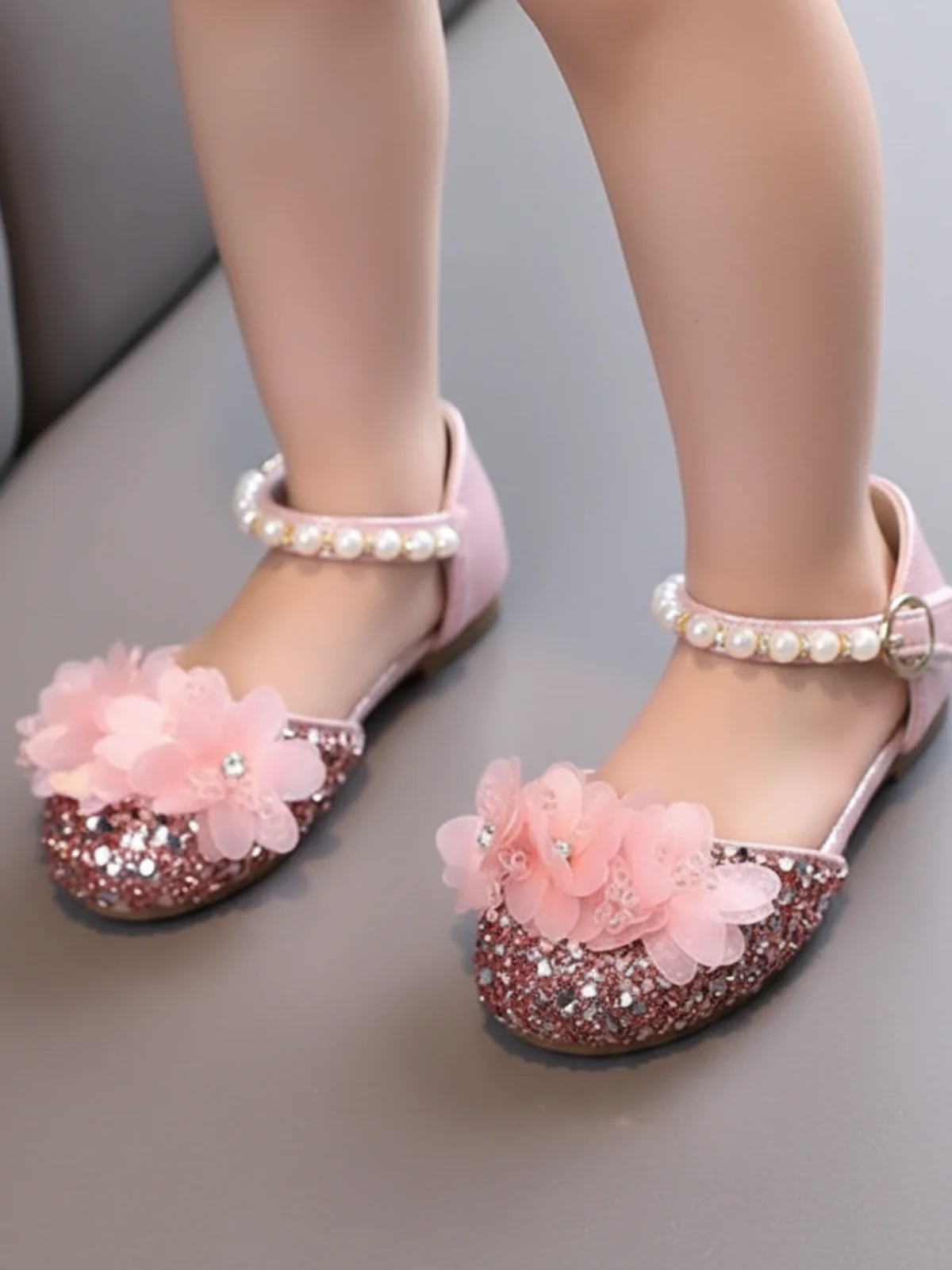 Bloom Shine Metallic Sandals - Image 6
