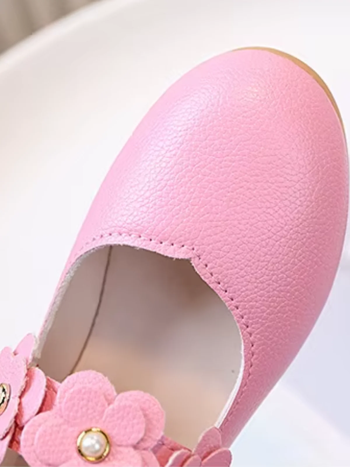 Bloom Charm Floral Strap Classic Dress Flats - Image 10