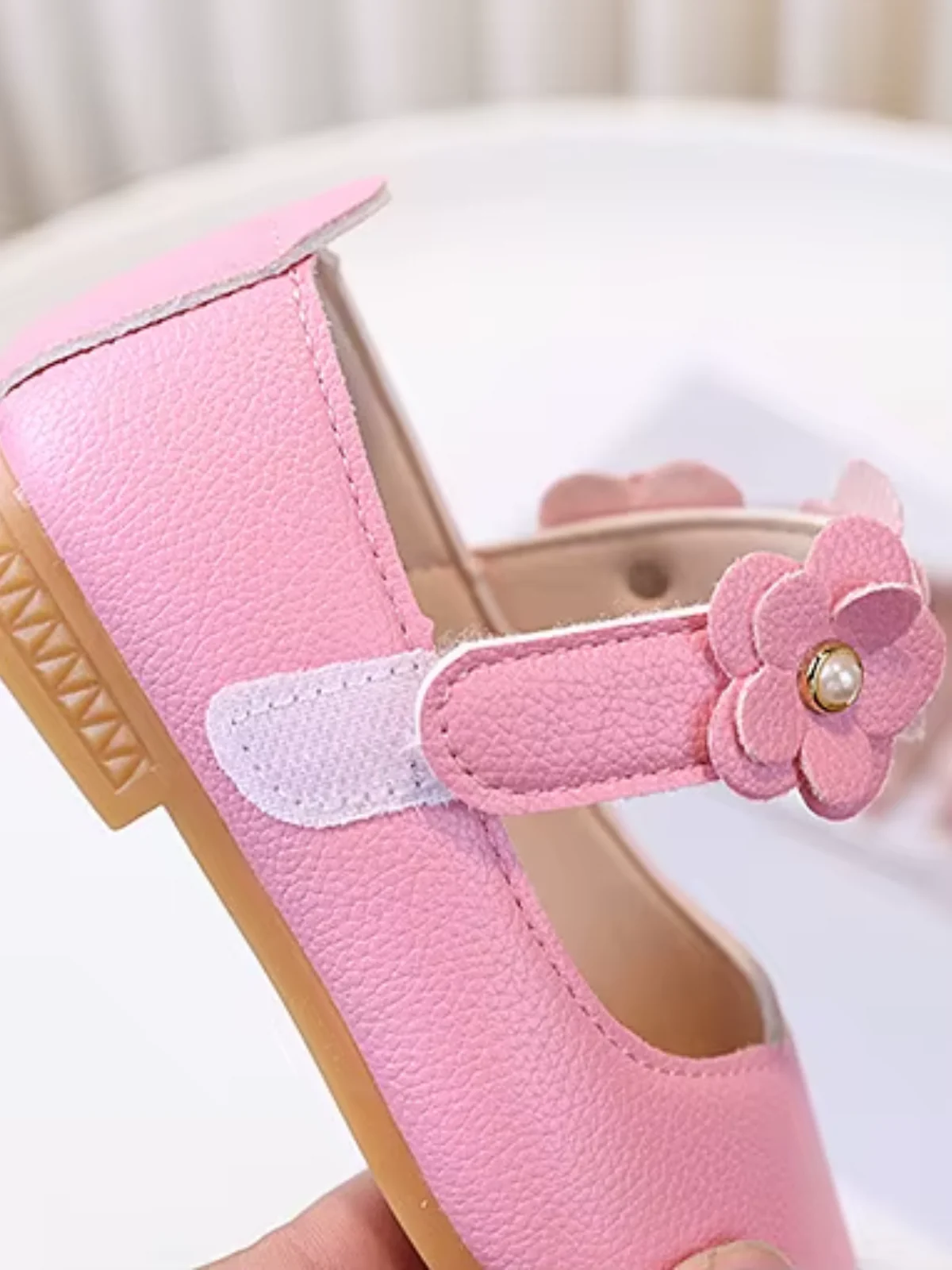 Bloom Charm Floral Strap Classic Dress Flats - Image 12