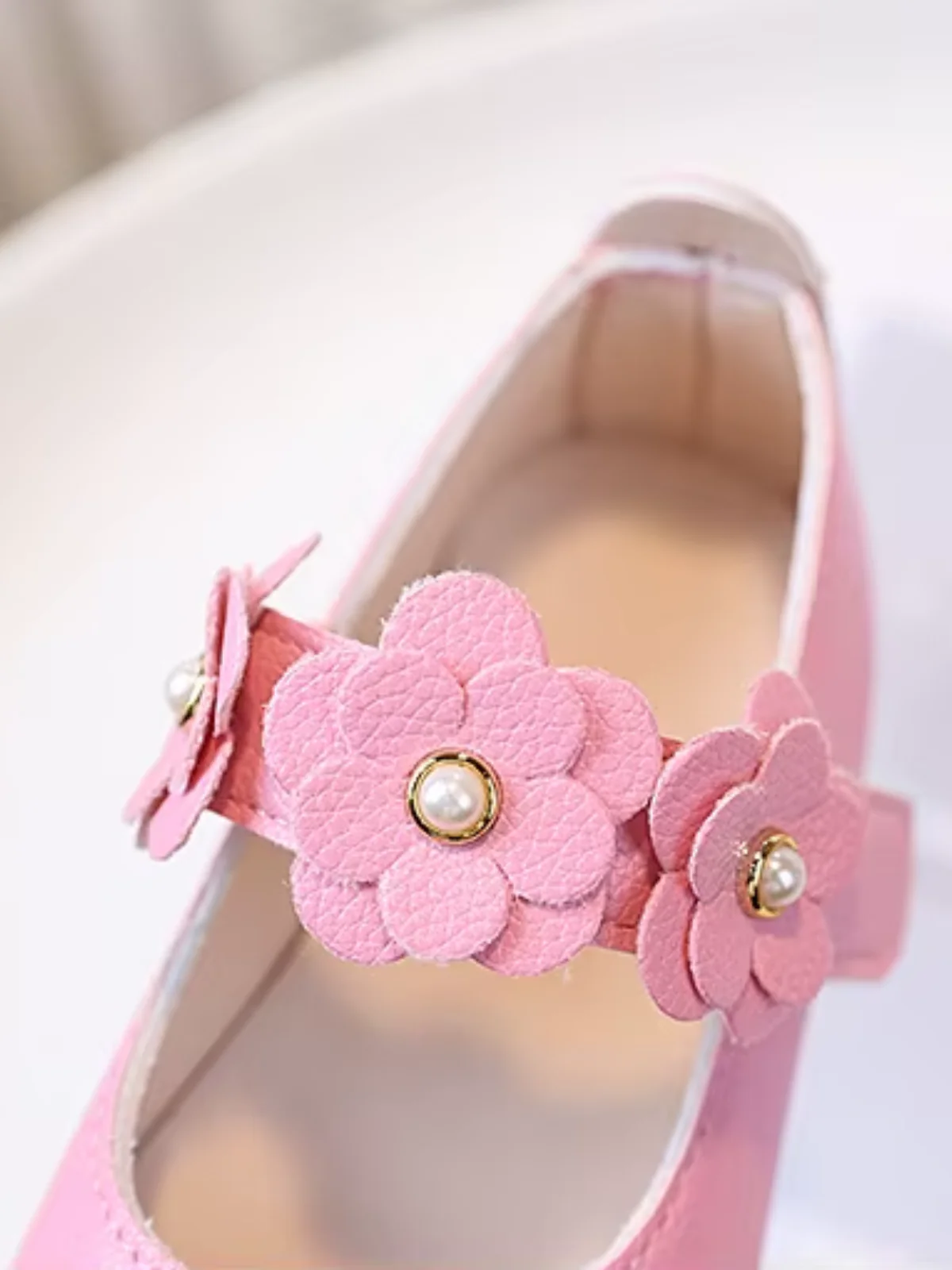 Bloom Charm Floral Strap Classic Dress Flats - Image 13