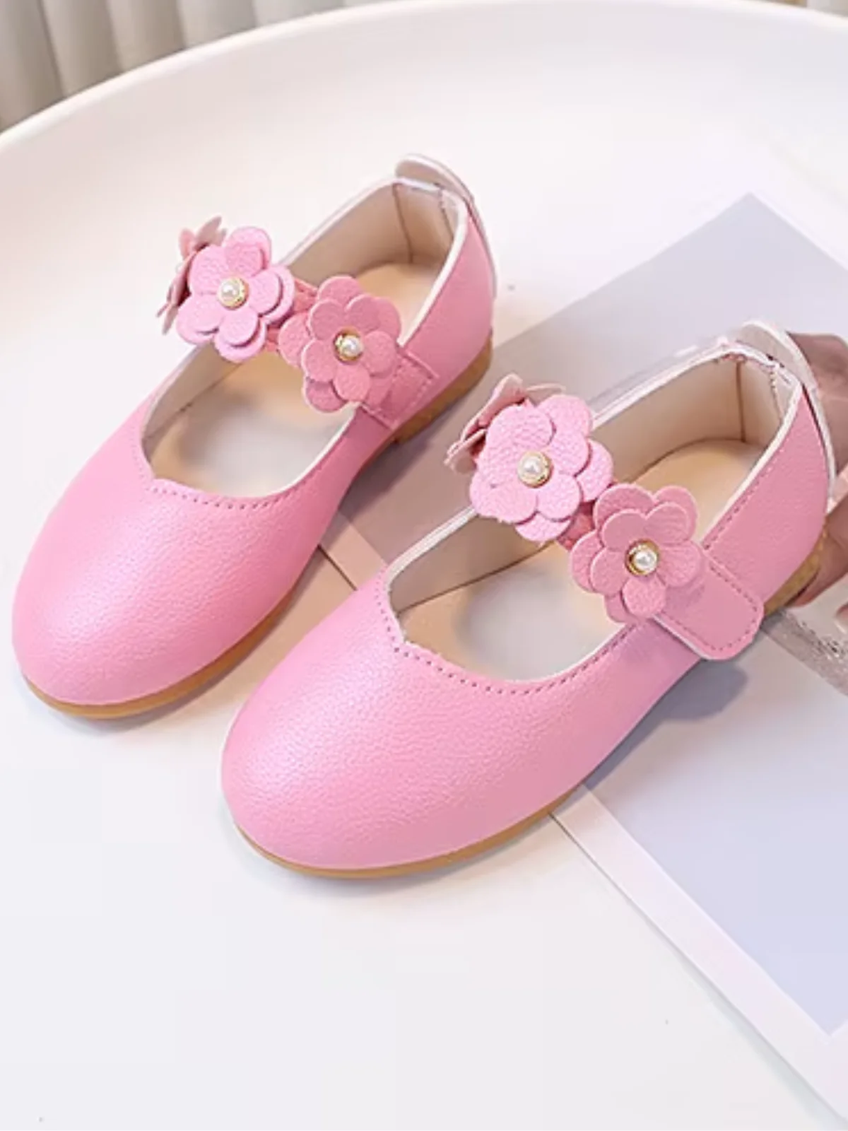 Bloom Charm Floral Strap Classic Dress Flats - Image 2