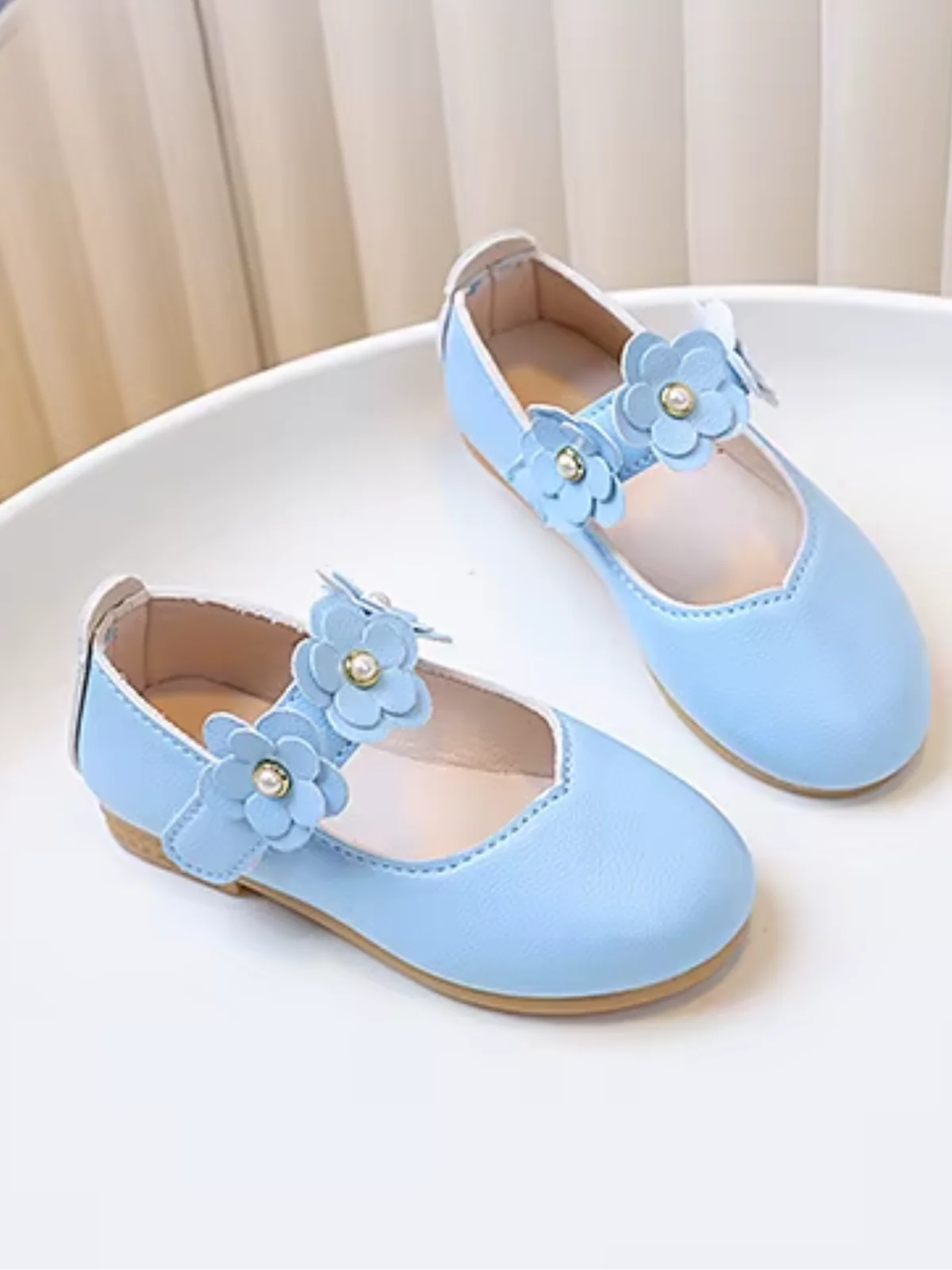 Bloom Charm Floral Strap Classic Dress Flats - Image 5