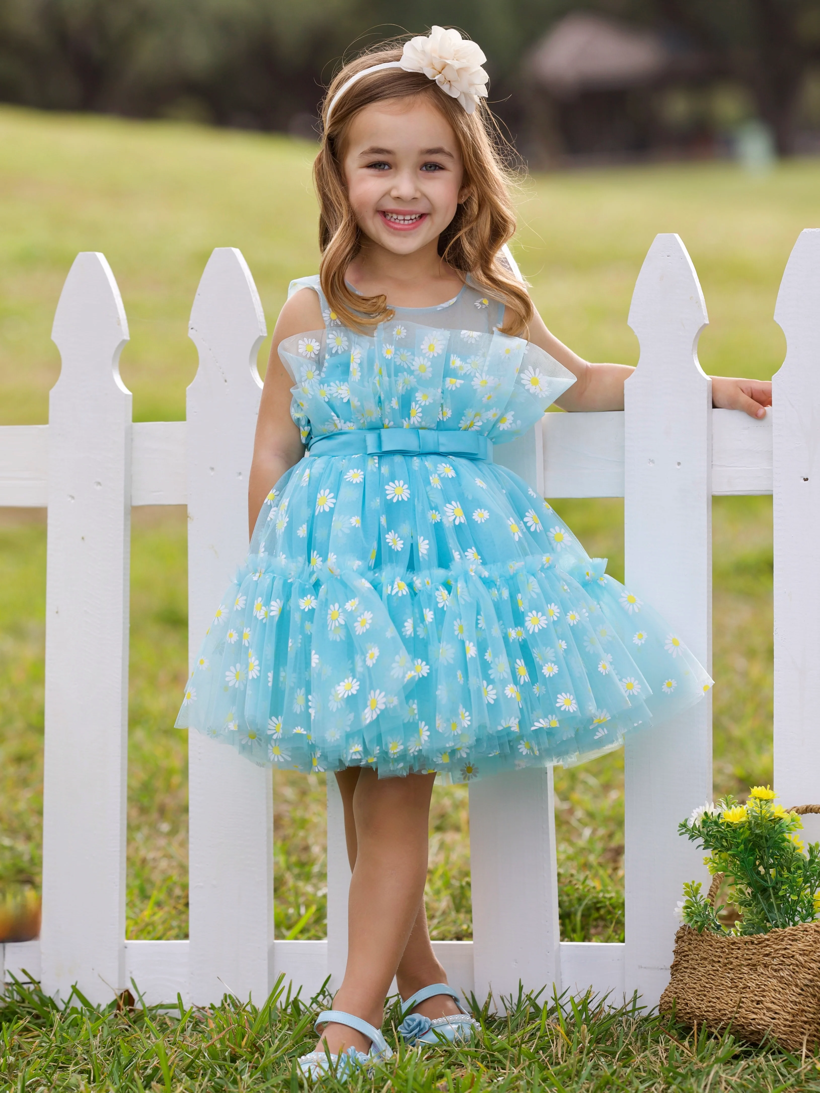 Daydream Daisy Embroidered Floral Tutu Dress - Image 2