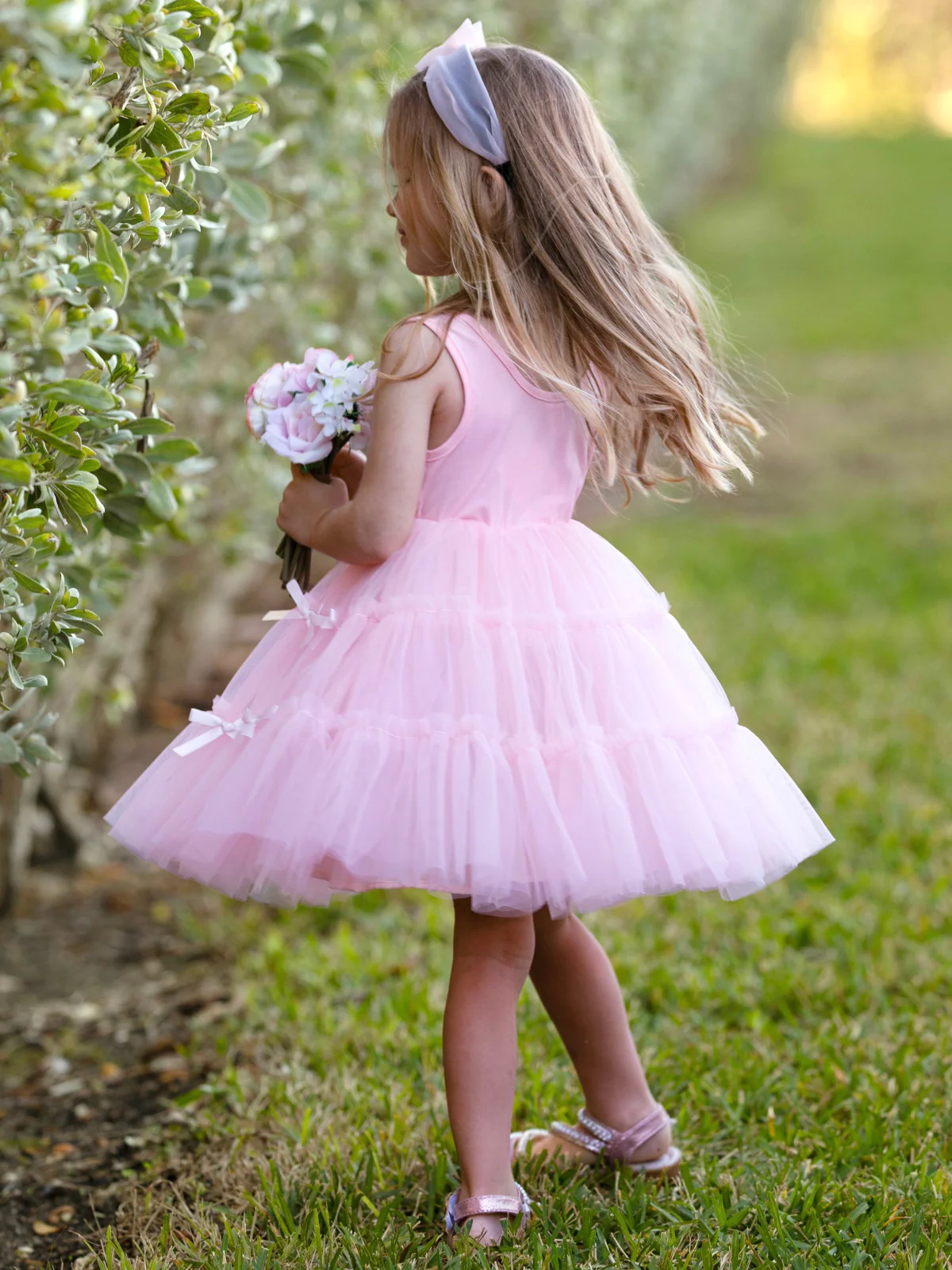 Blooming with Bows Sleeveless Tutu Dress - Image 6