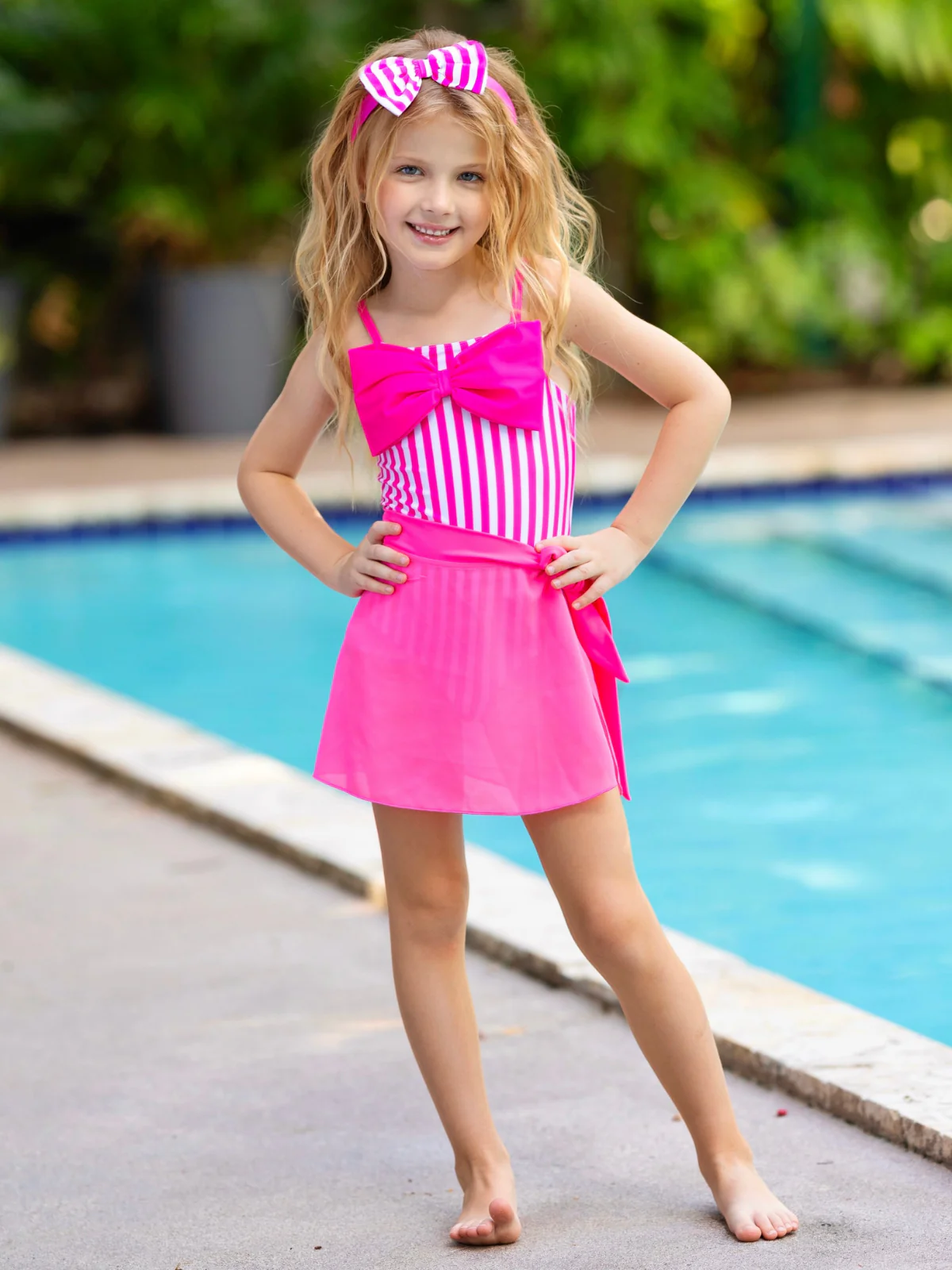 Paradise Pink Swimsuit Cover-Up Skirt - Image 2