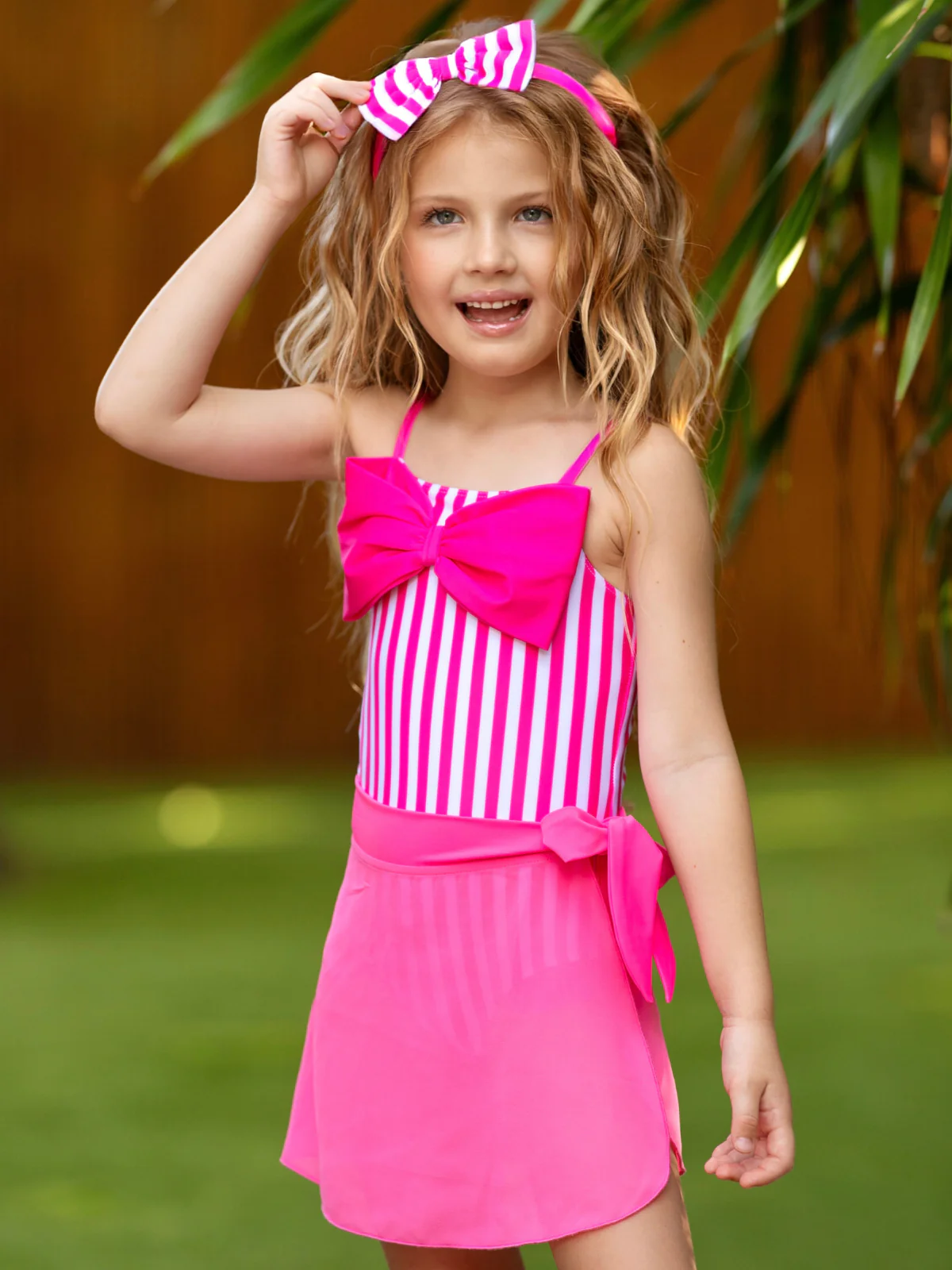 Paradise Pink Swimsuit Cover-Up Skirt - Image 4