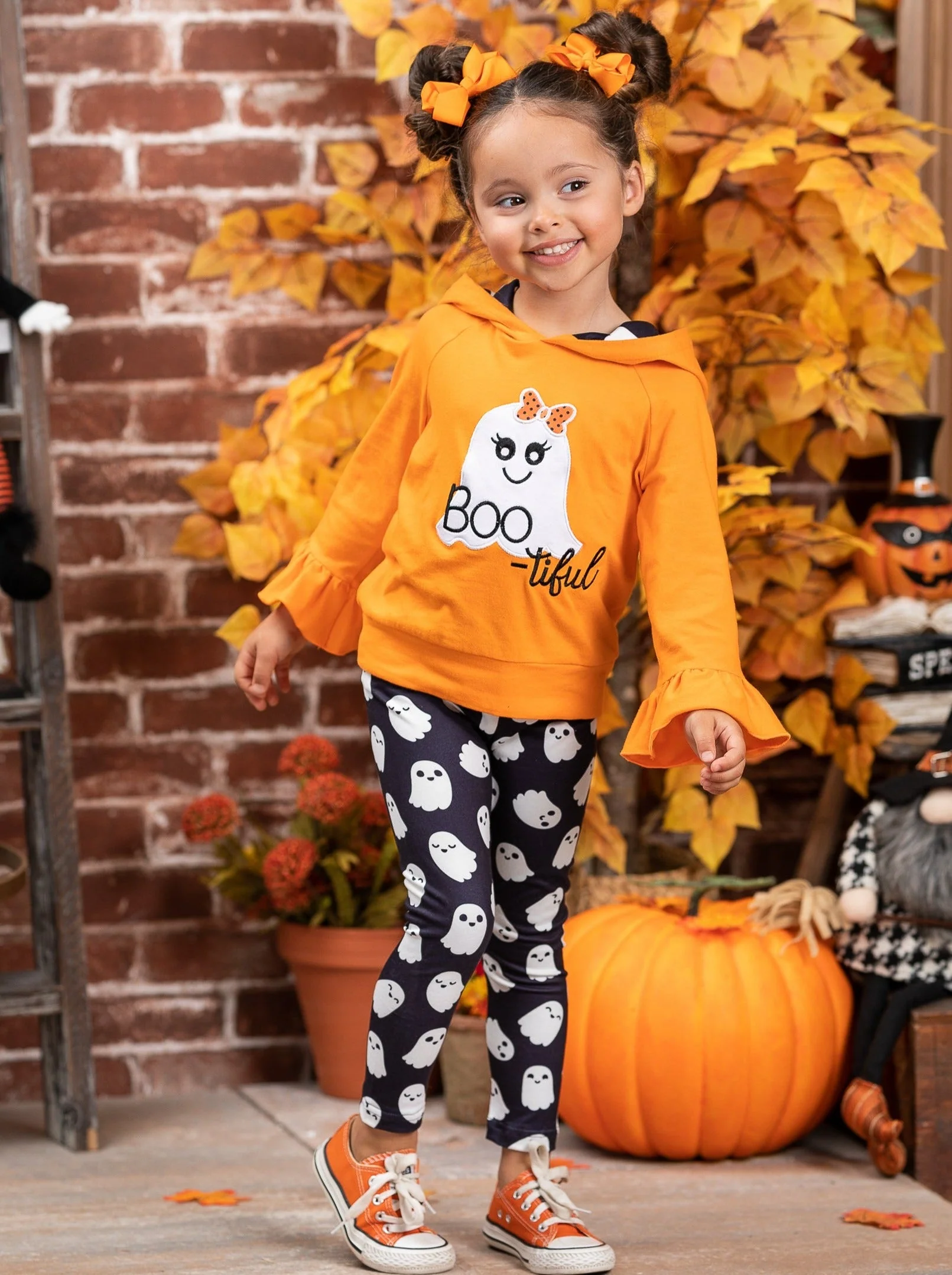Boo-tiful Hoodie Sweater and Legging Set - Image 2