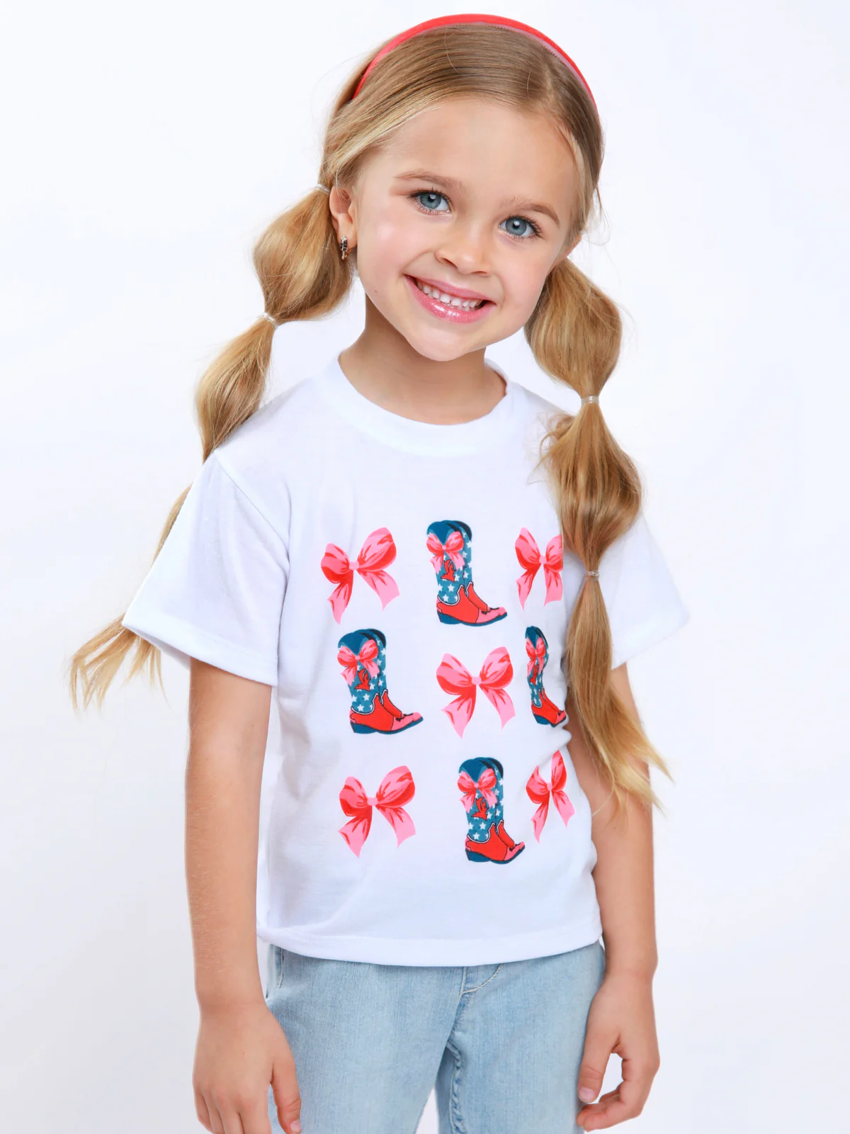 Mommy and Me Boots & Bows Cowgirl Graphic Top - Image 6