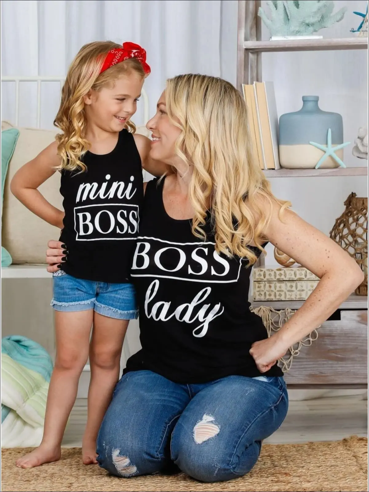 Mommy and Me Boss Besties Tank Top - Image 3