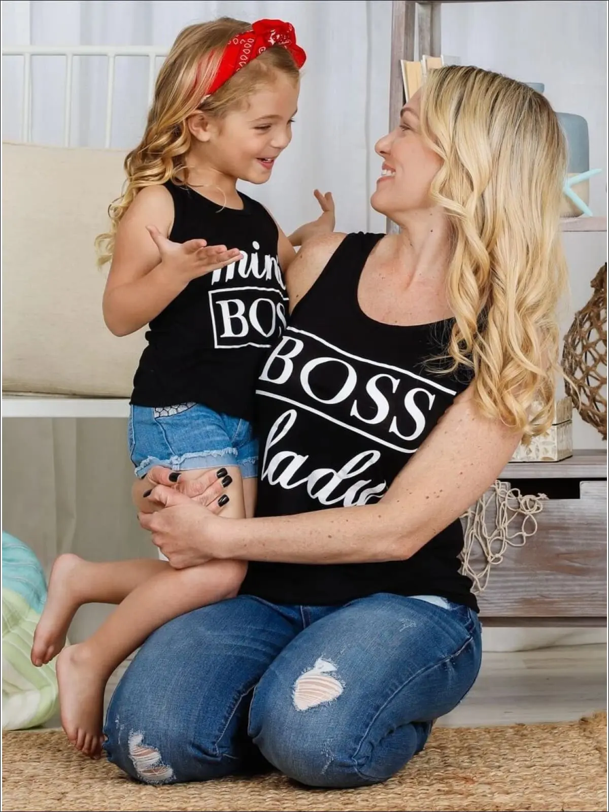 Mommy and Me Boss Besties Tank Top - Image 5