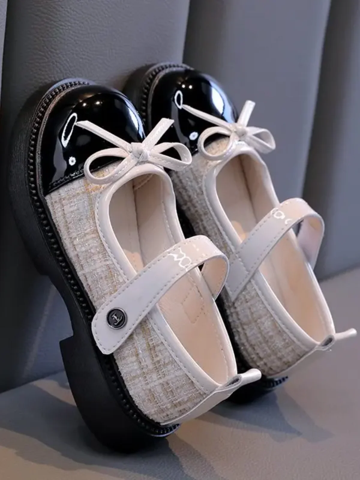 Bow & Charm Patent Mary Jane Shoes - Image 2