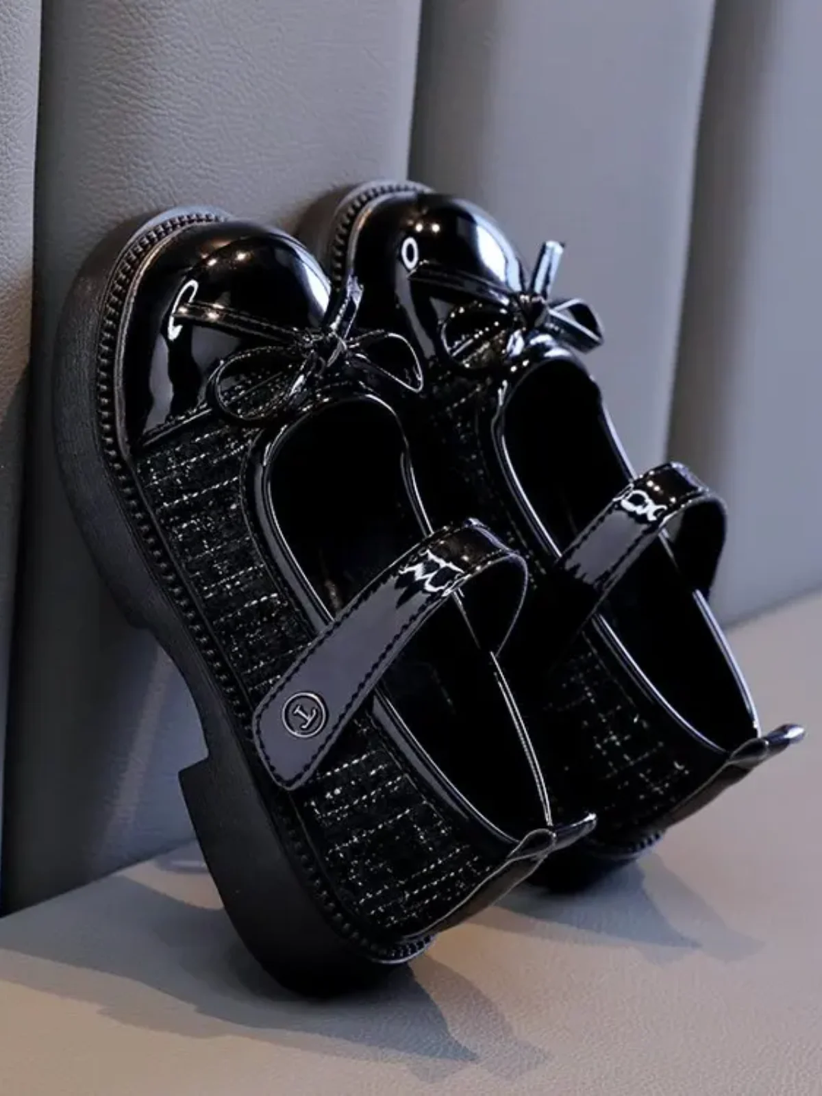 Bow & Charm Patent Mary Jane Shoes - Image 8