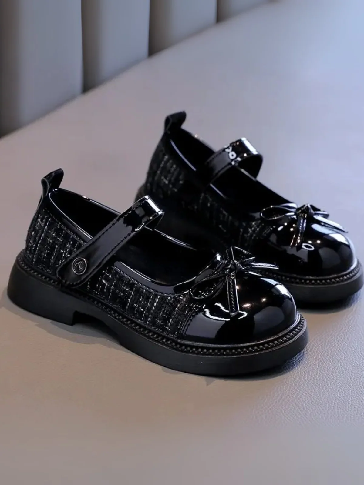Bow & Charm Patent Mary Jane Shoes - Image 9