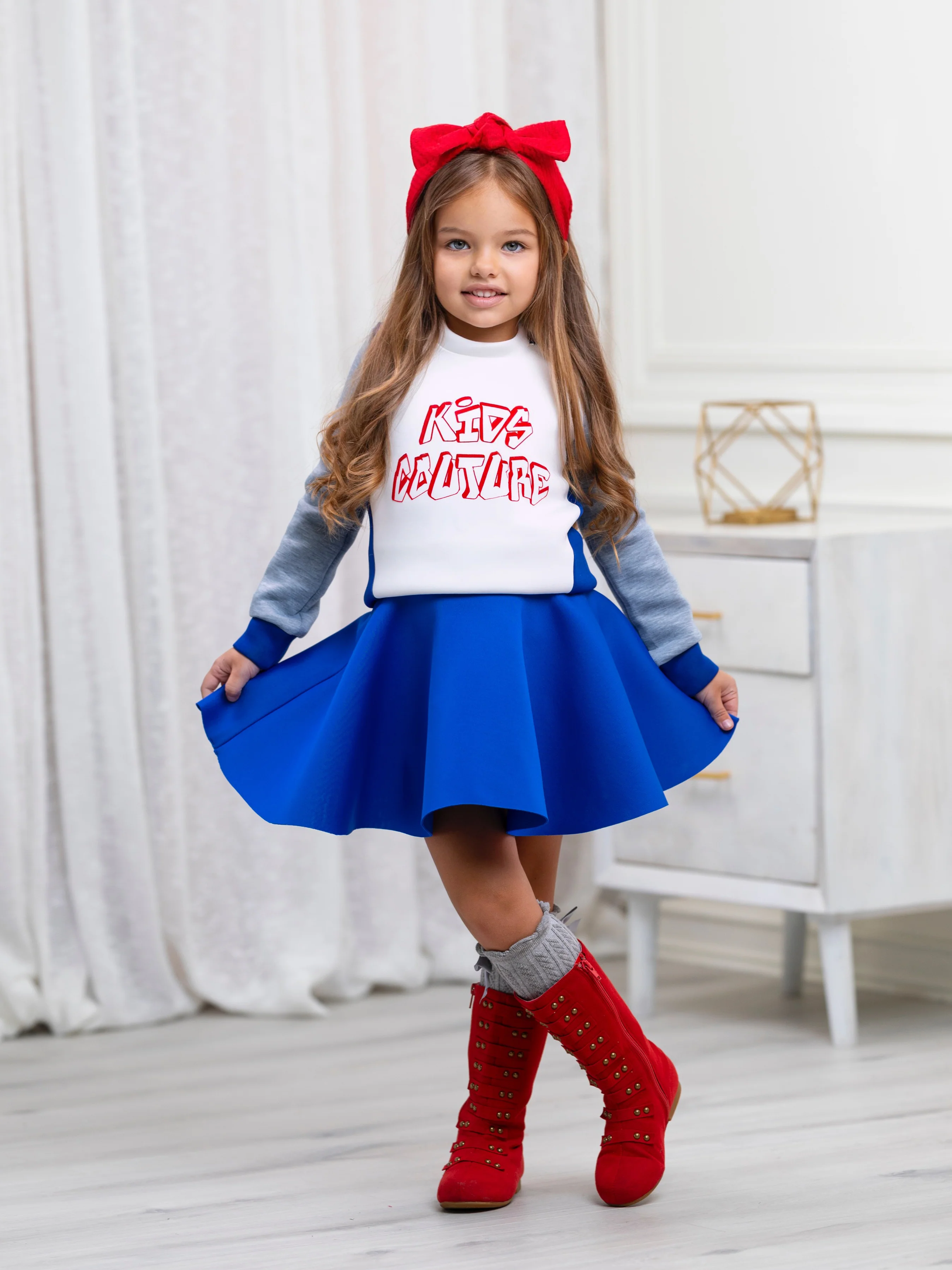 Cool Vibes Colorblock Sweatshirt by Kids Couture - Image 2