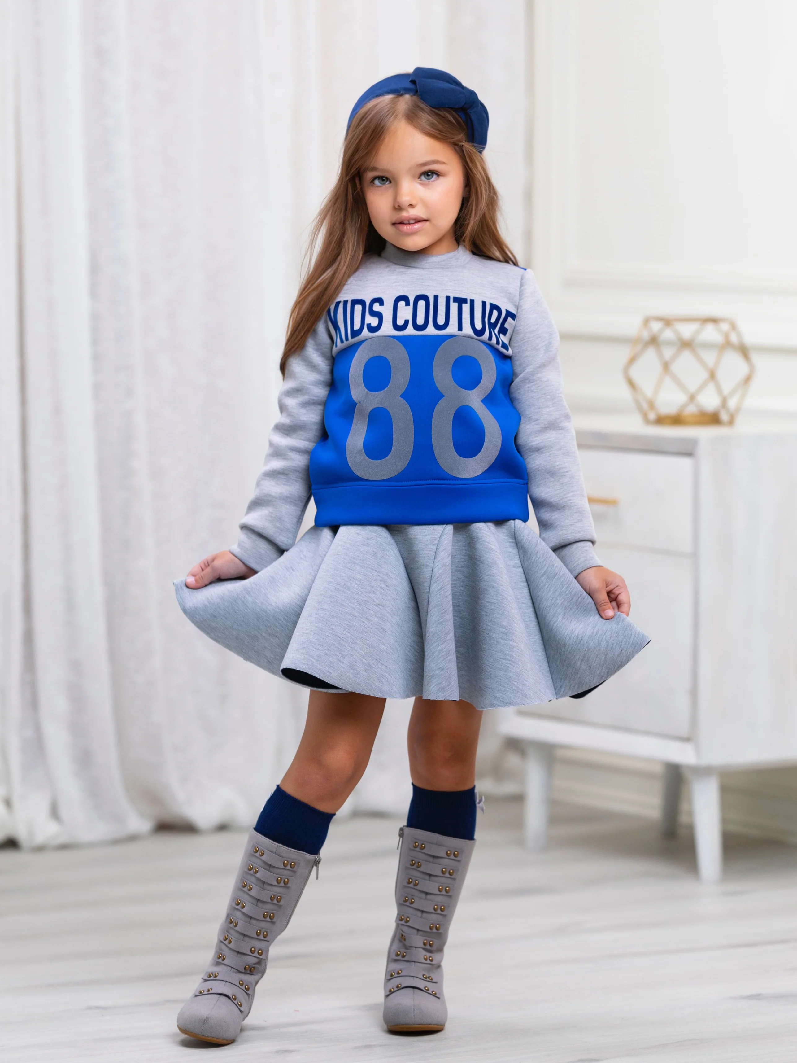 Sporty Colorblock Sweatshirt by Kids Couture - Image 3