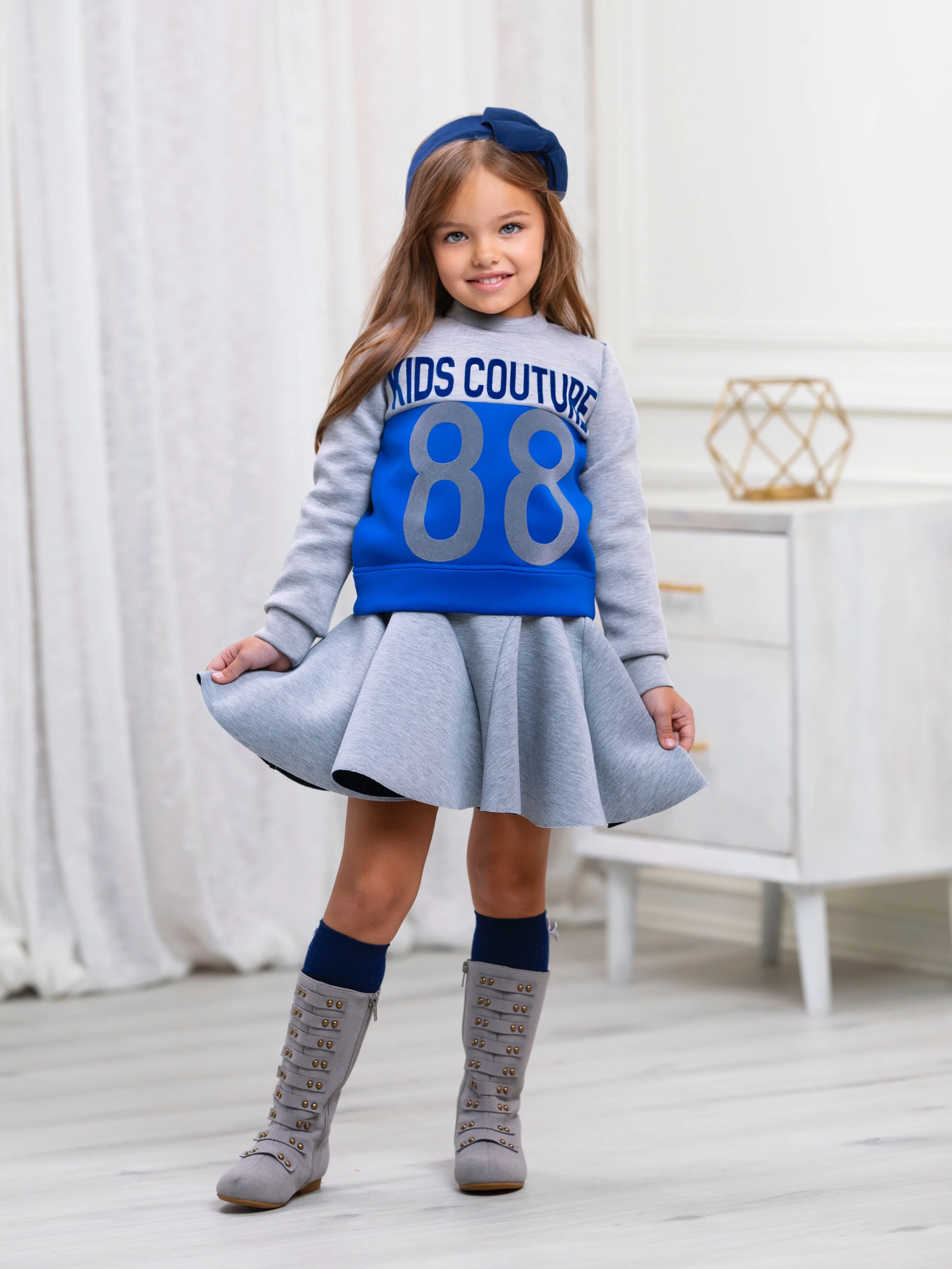 Sporty Colorblock Sweatshirt by Kids Couture - Image 6
