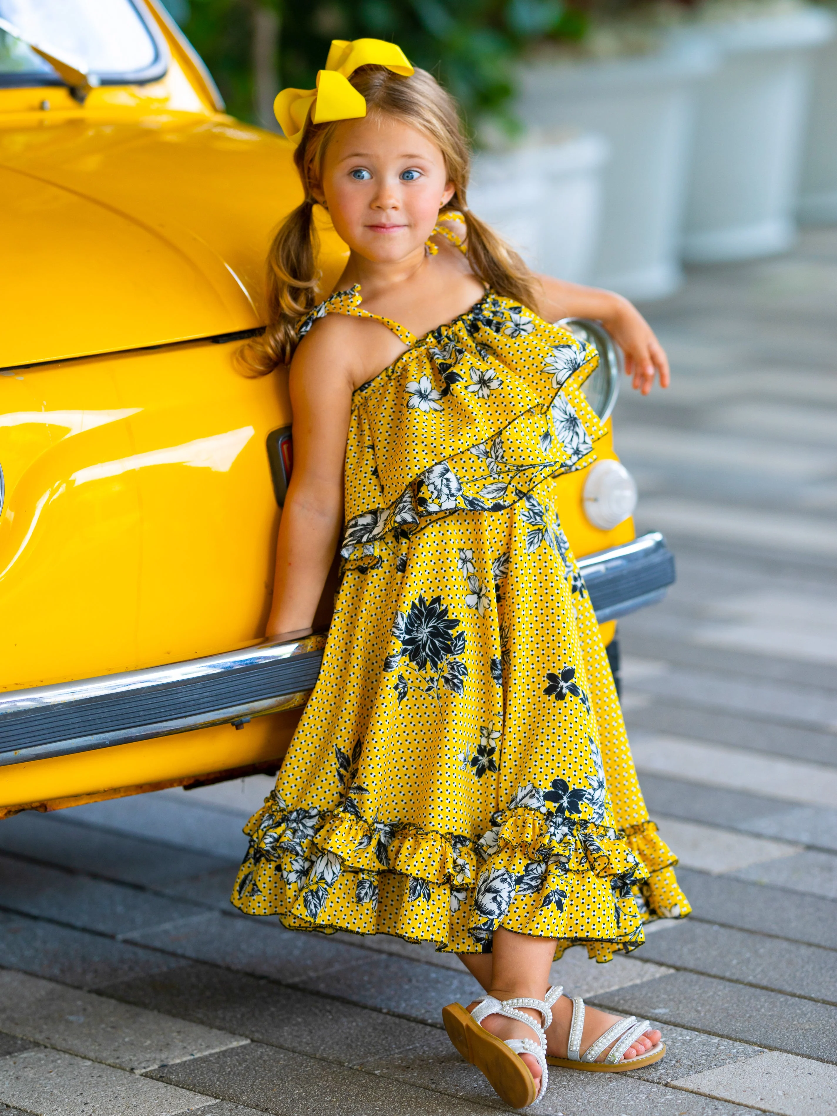 Bright Days Ruffle Maxi Skirt Set - Image 2