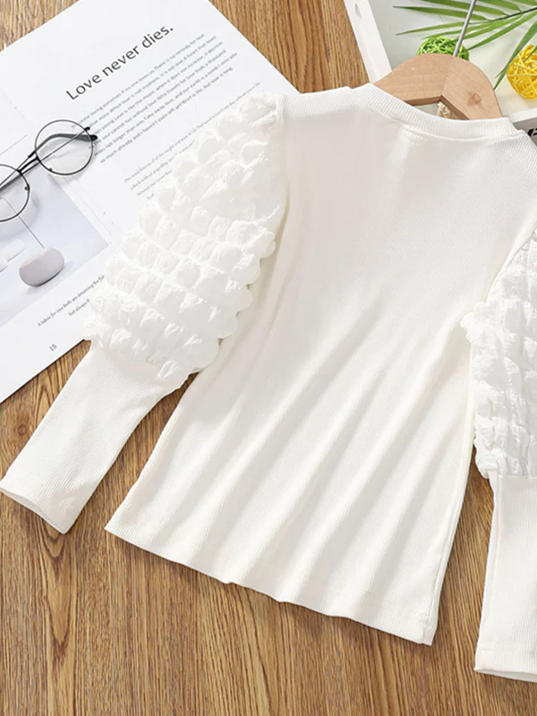 Boho Bubble Sleeve Top - Image 2