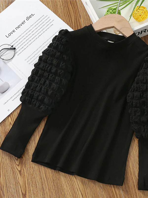 Boho Bubble Sleeve Top - Image 3